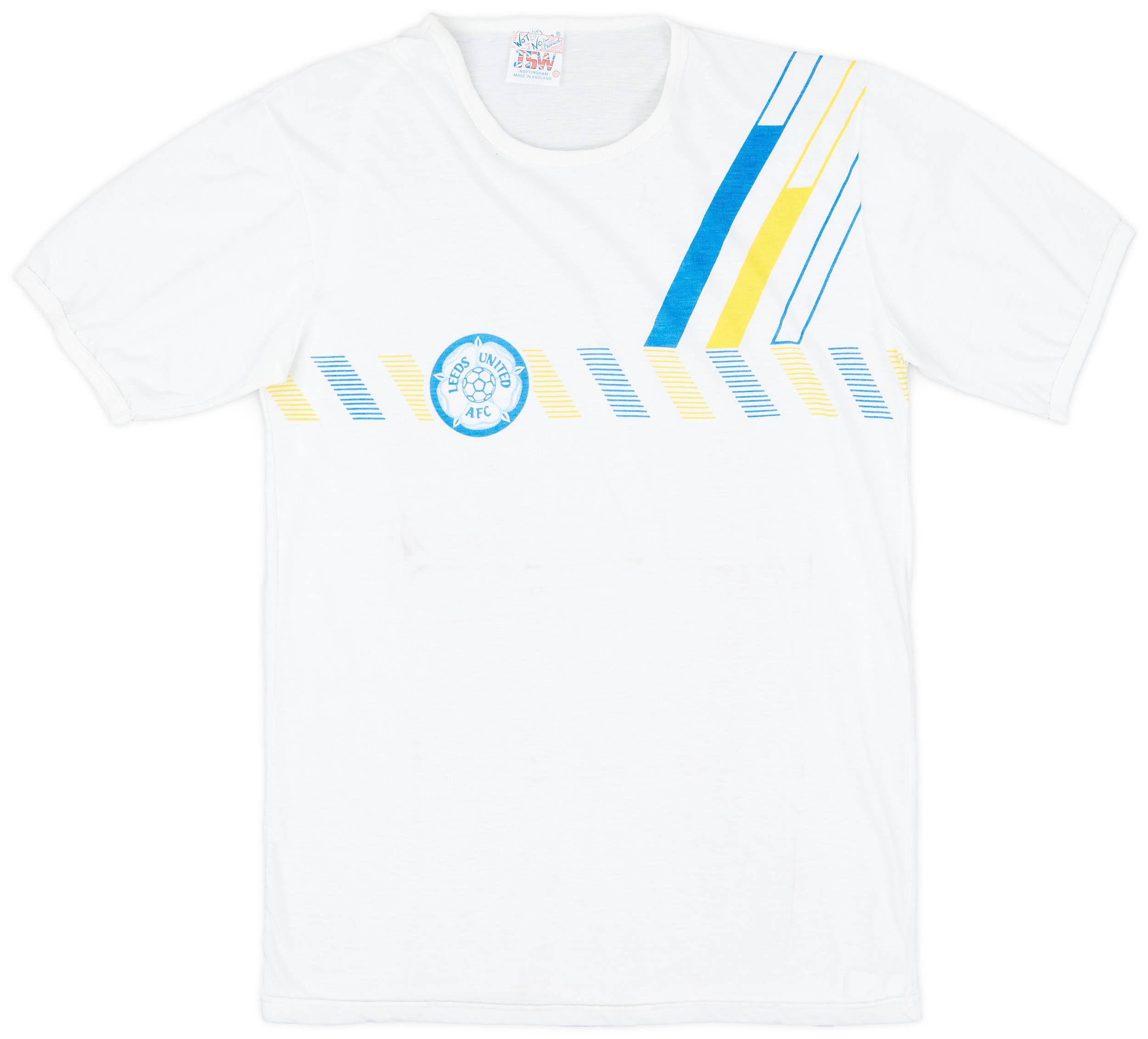 1987-88 Leeds United JSW Cotton Tee - 7/10 - (XL)