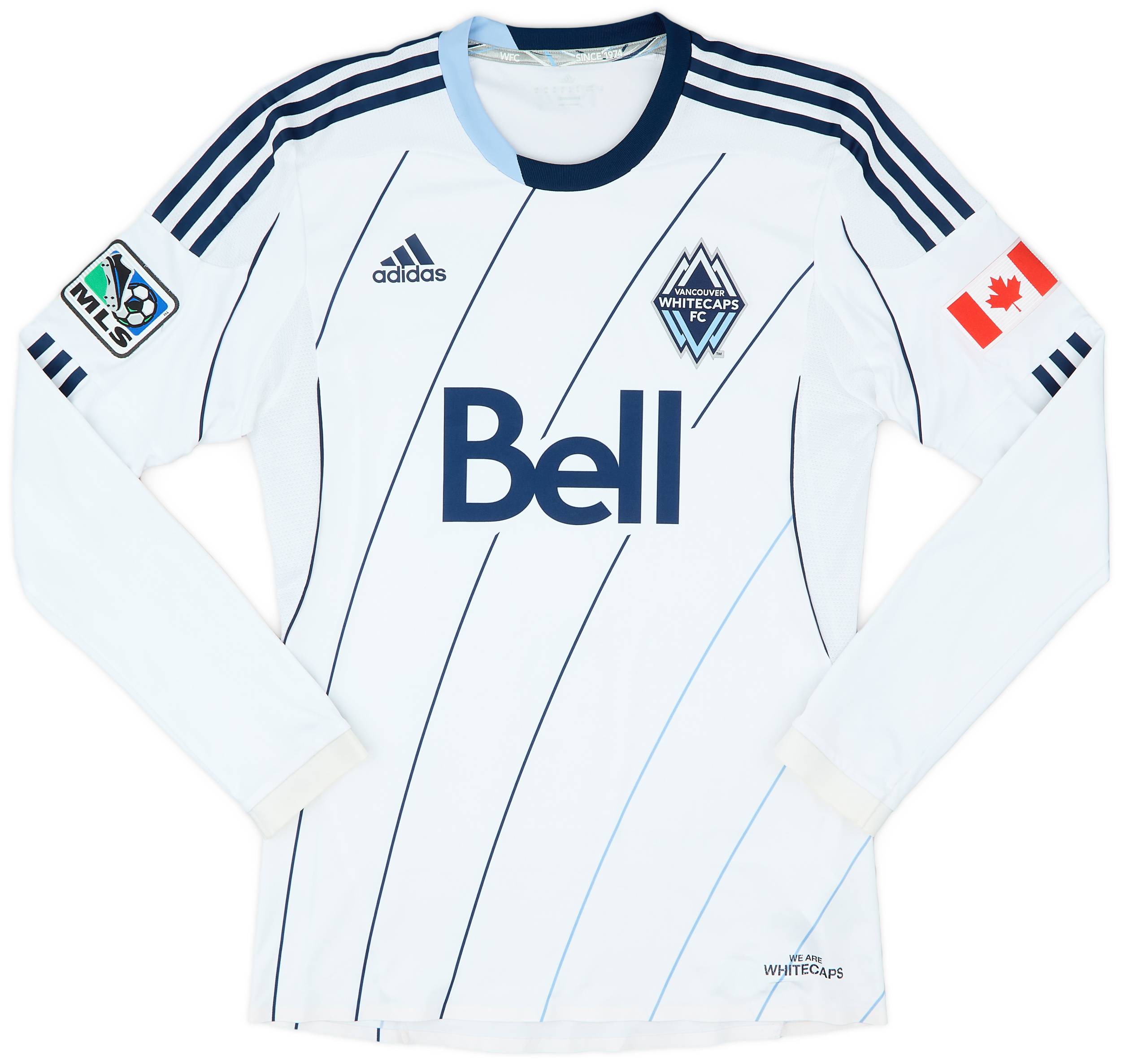 2013 Vancouver Whitecaps Authentic Home L/S Shirt - 8/10 - (M)