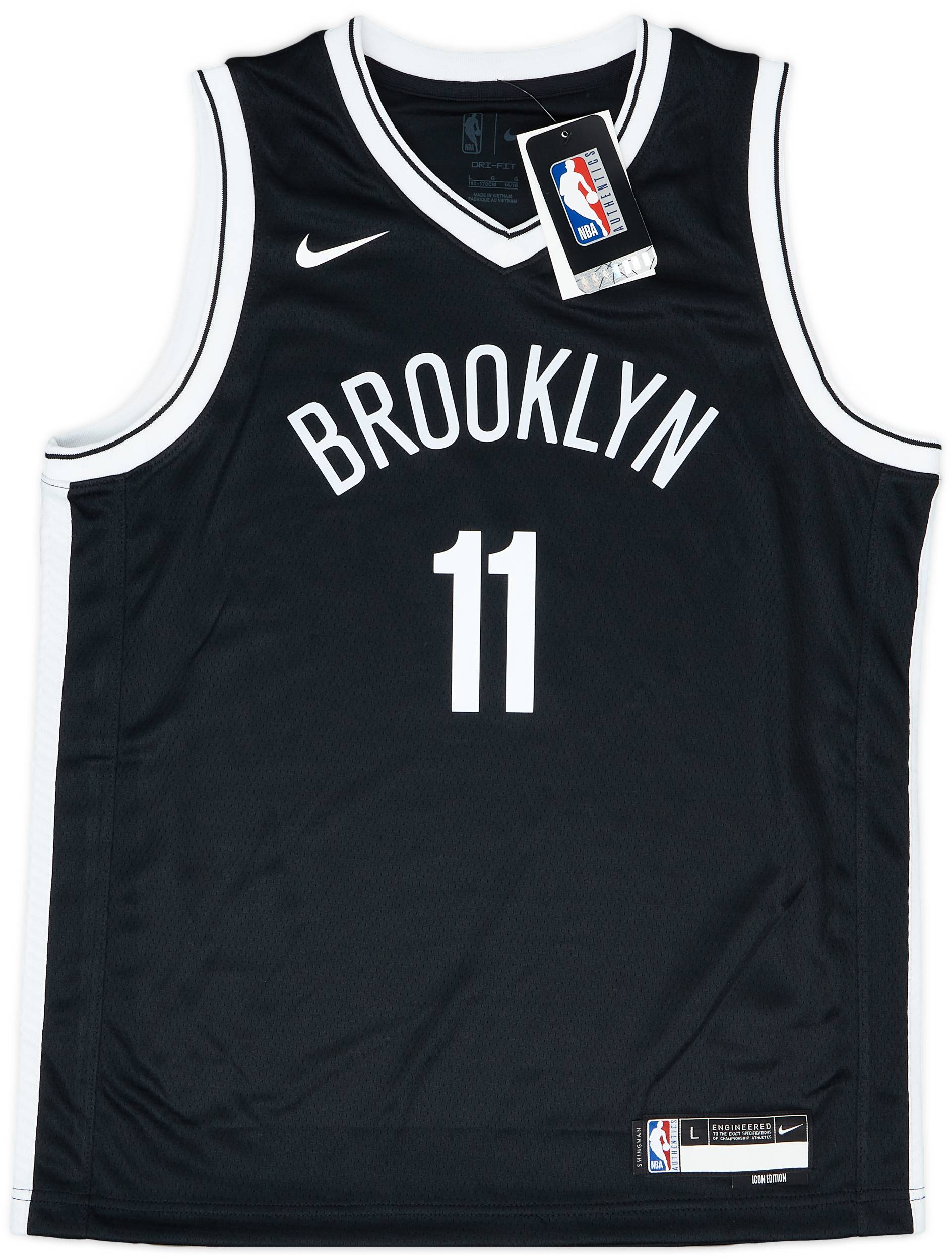 Nike Brooklyn Nets Irving ユニフォーム 11 Youth Brooklyn Nets #11 Kyrie Irving Nike Black Swingman