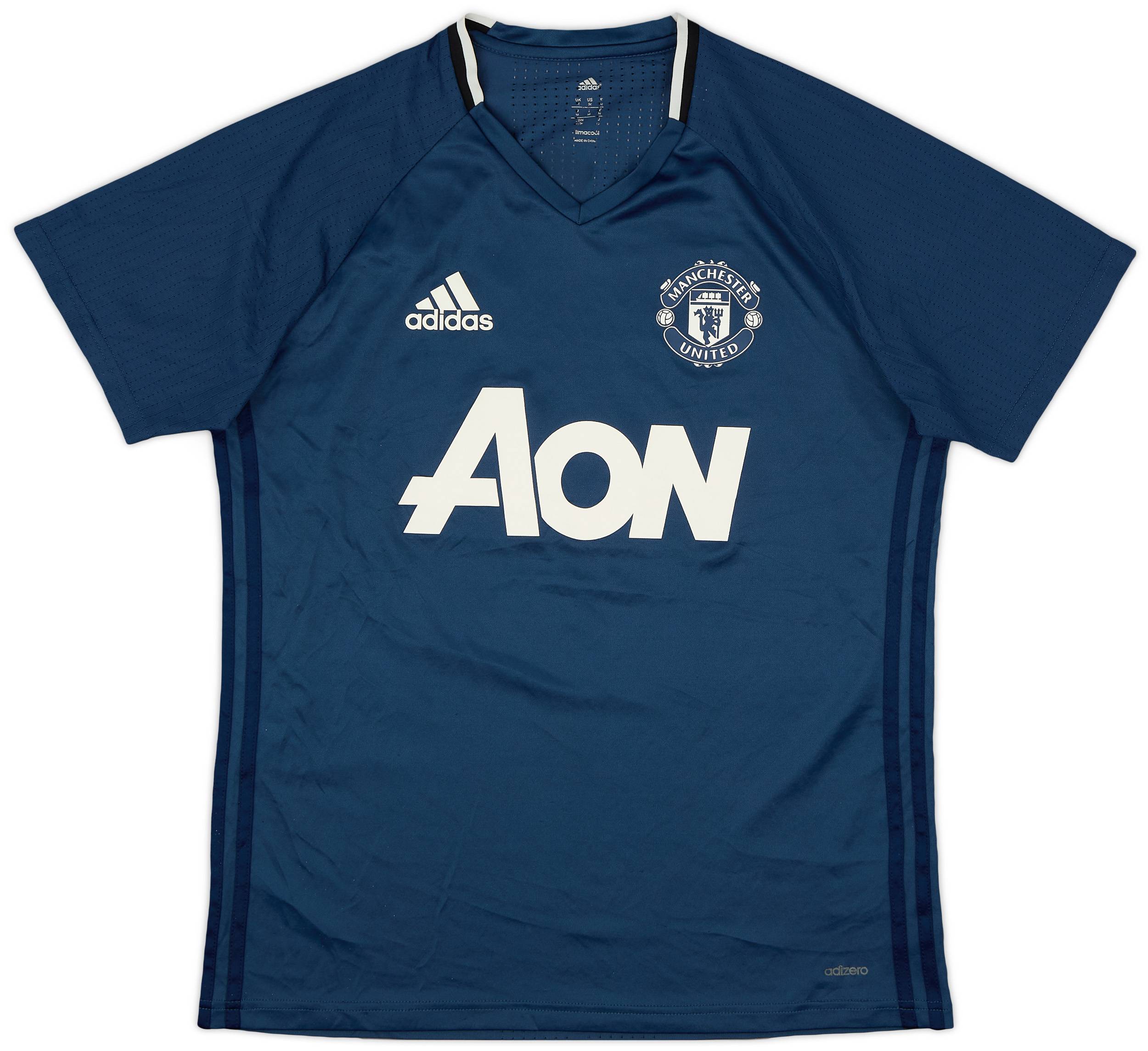 2016-17 Manchester United adizero Training Shirt - 8/10 - (M)