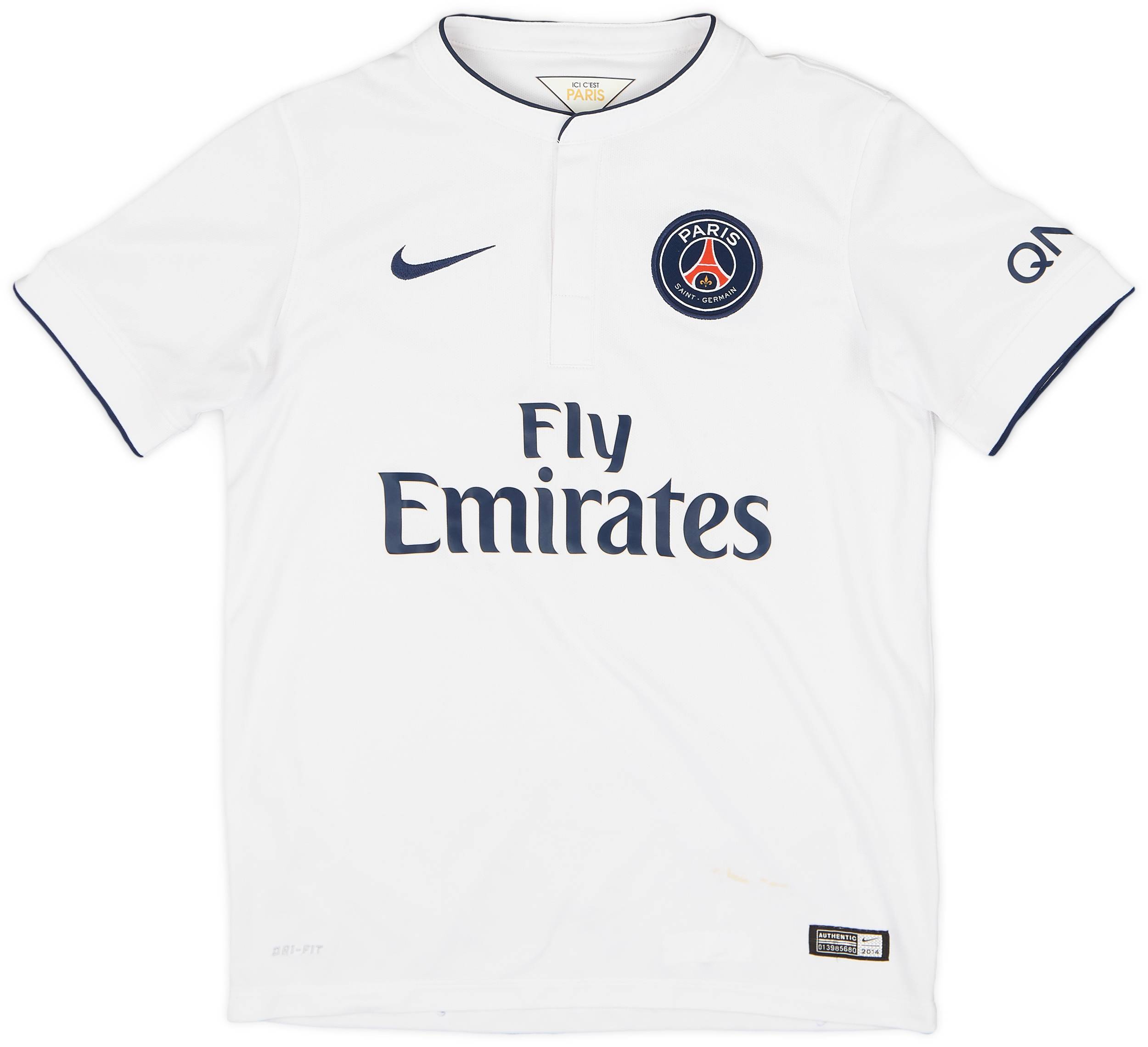 2014-15 Paris Saint-Germain Away Shirt - 6/10 - (L.Boys)