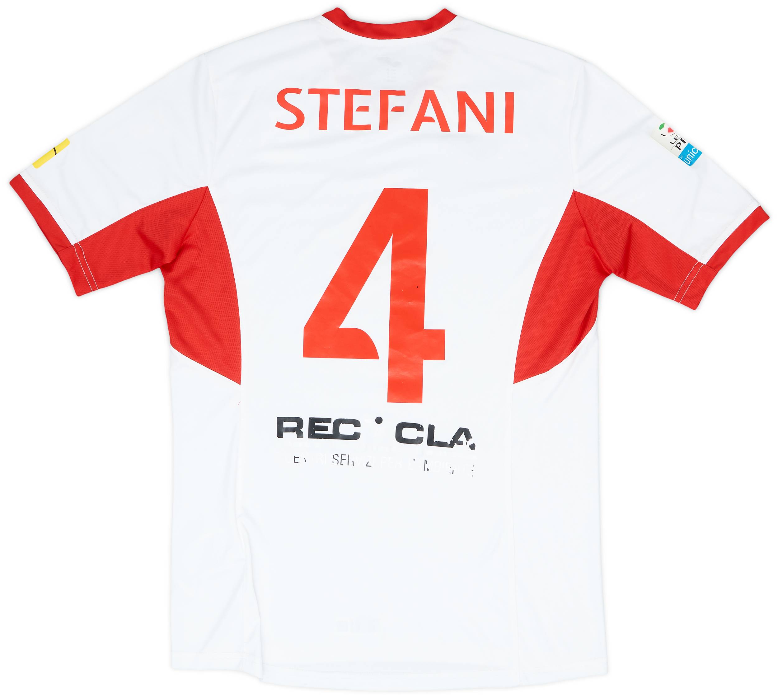 2017-18 Pordenone Match Issue Away Shirt Stefani #4