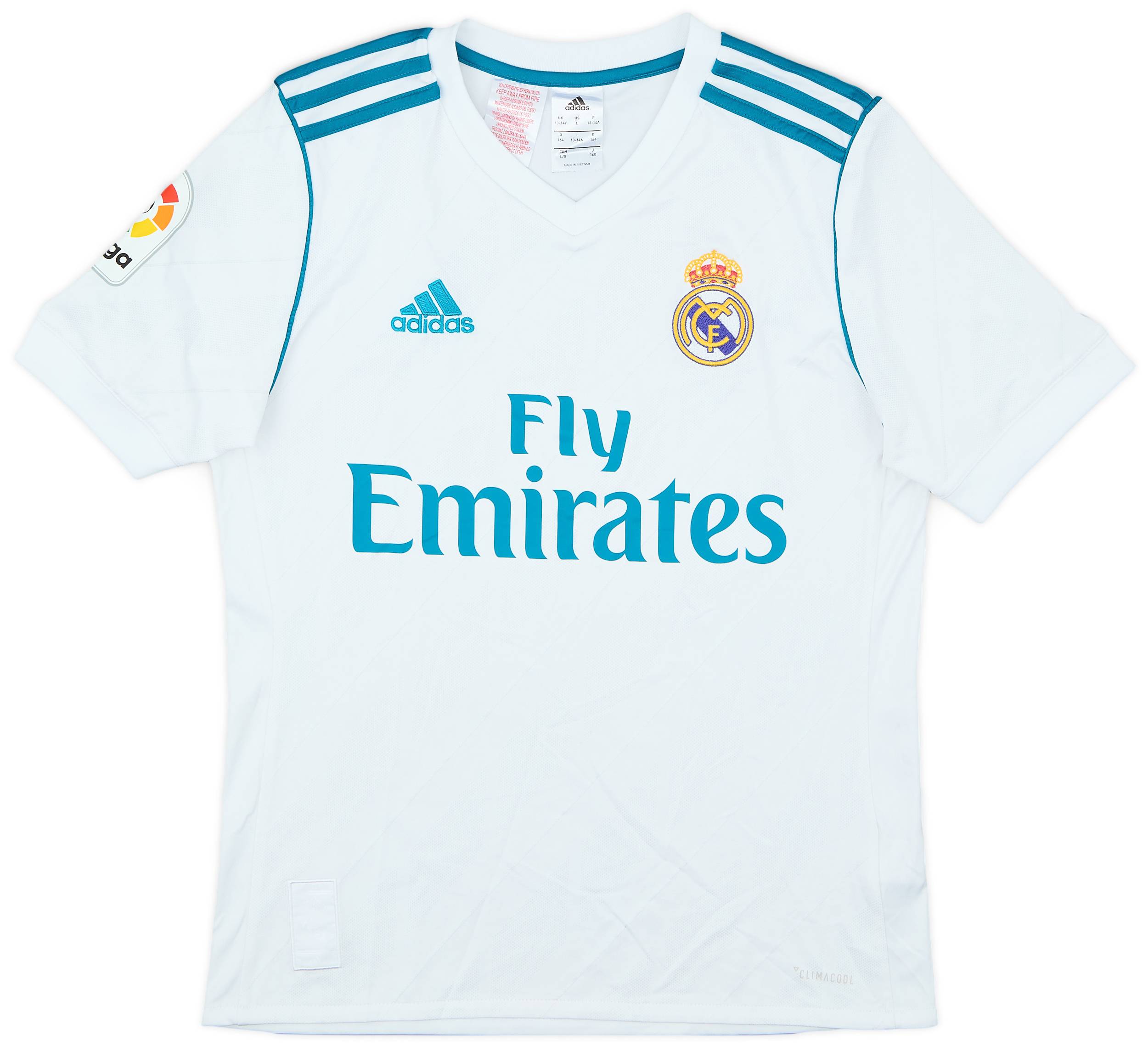 2017-18 Real Madrid Home Shirt - 6/10 - (L.Boys)