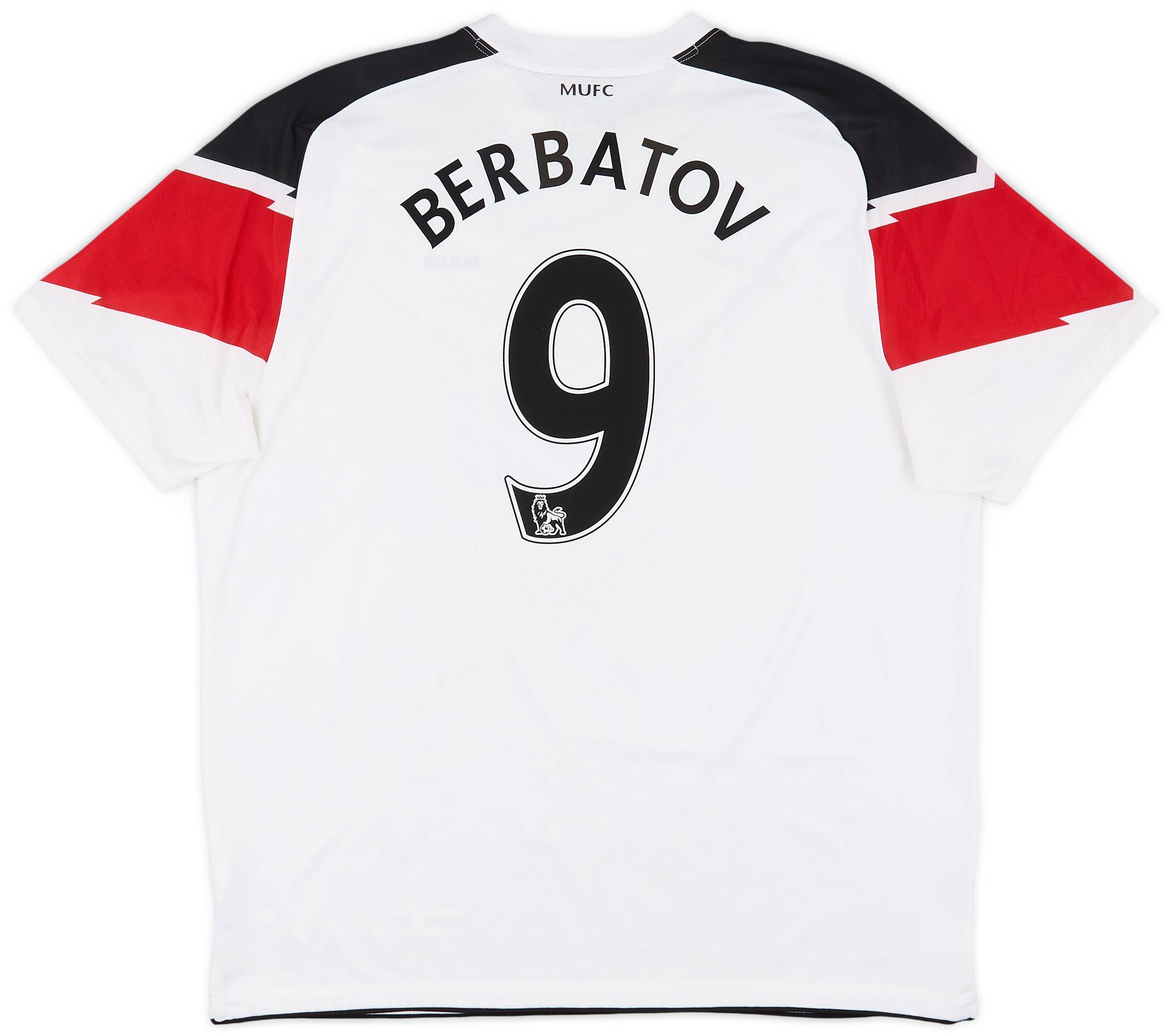 2010-12 Manchester United Away Shirt Berbatov #9 - 7/10 - (XL)
