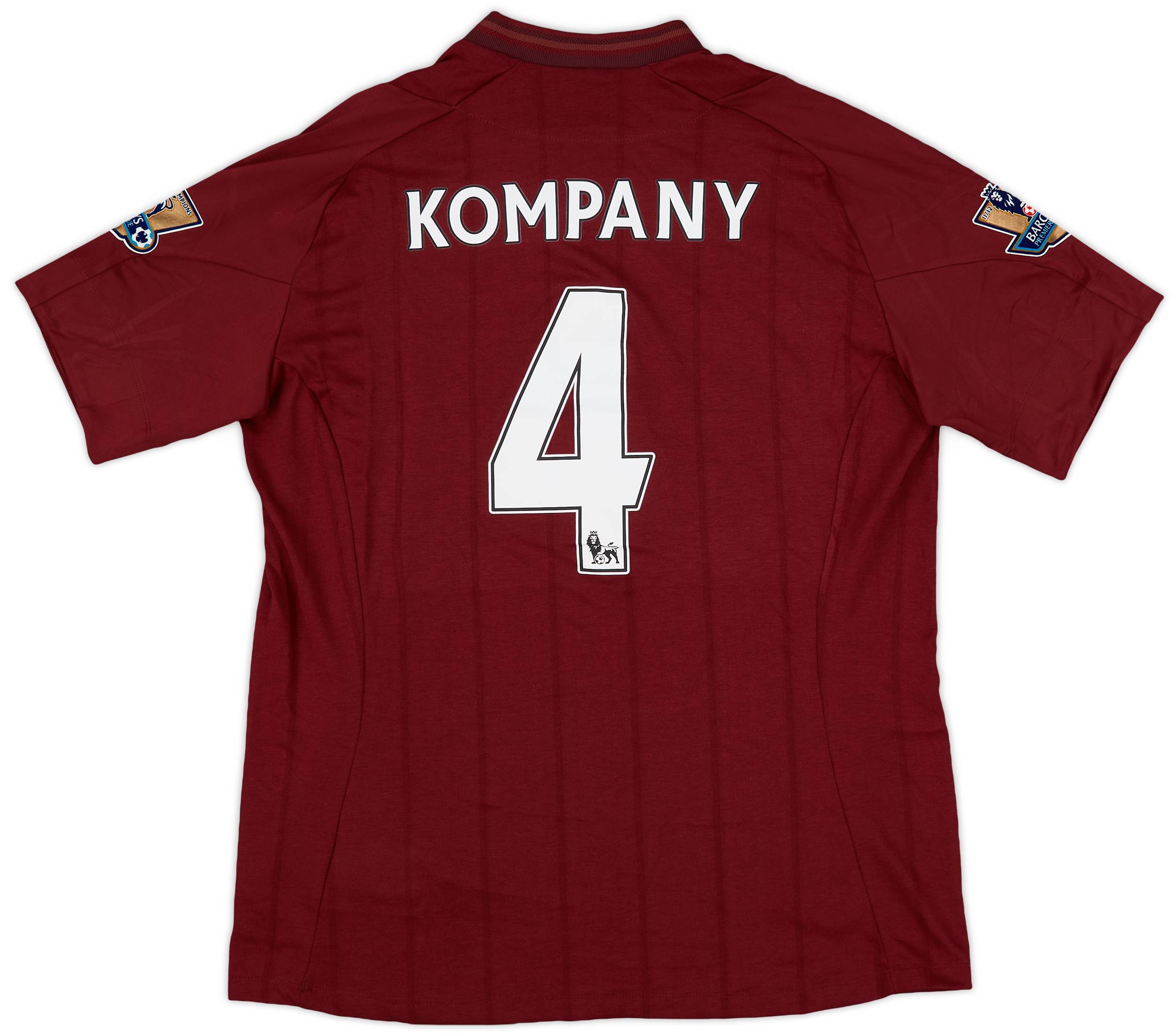 2012-13 Manchester City Away Shirt Kompany #4 (XL)