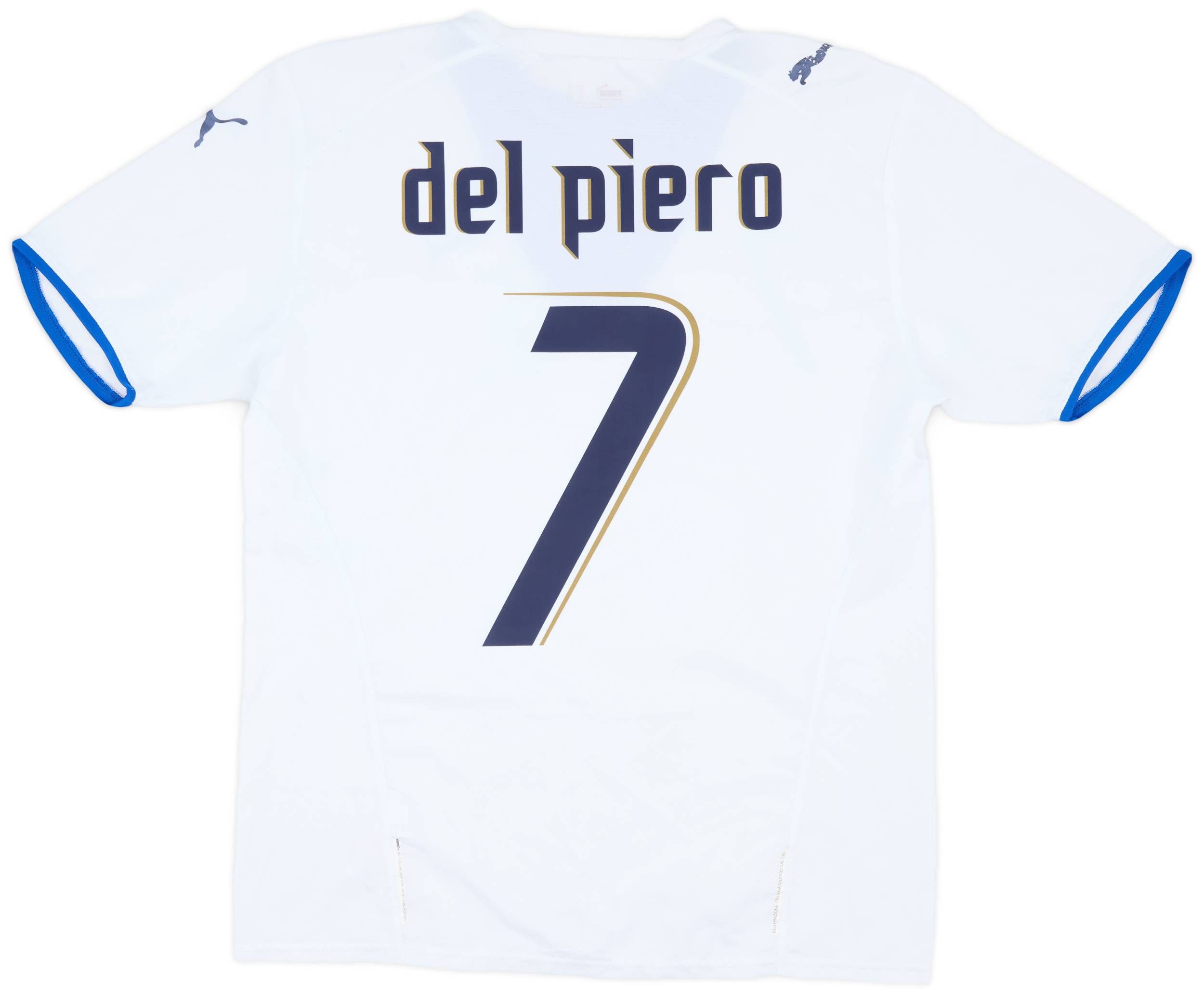 2006 Italy Away Shirt Del Piero #7 - 6/10 - (M)