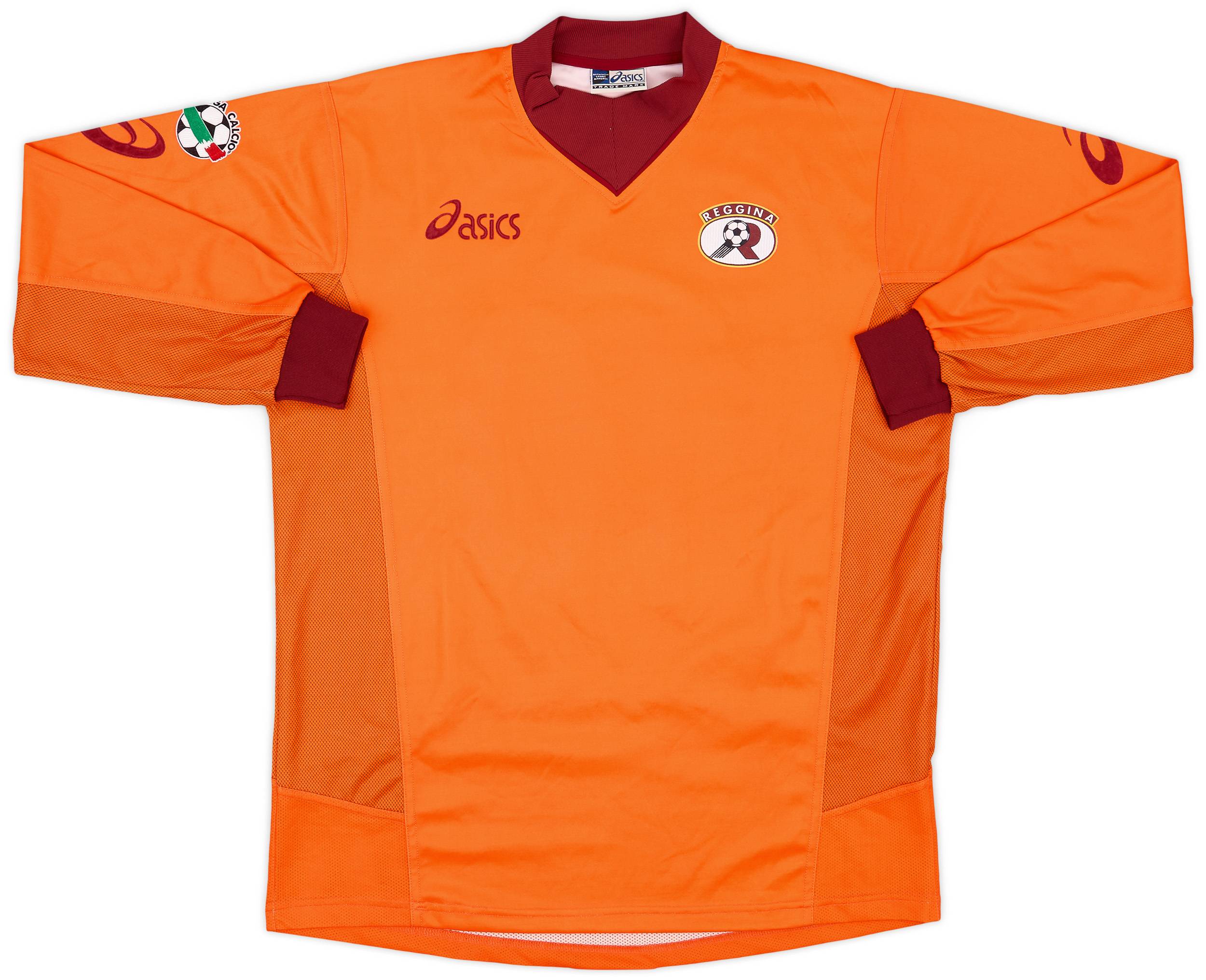 2003-04 Reggina Away L/S Shirt Nakamura #10 - 6/10 - (XL)