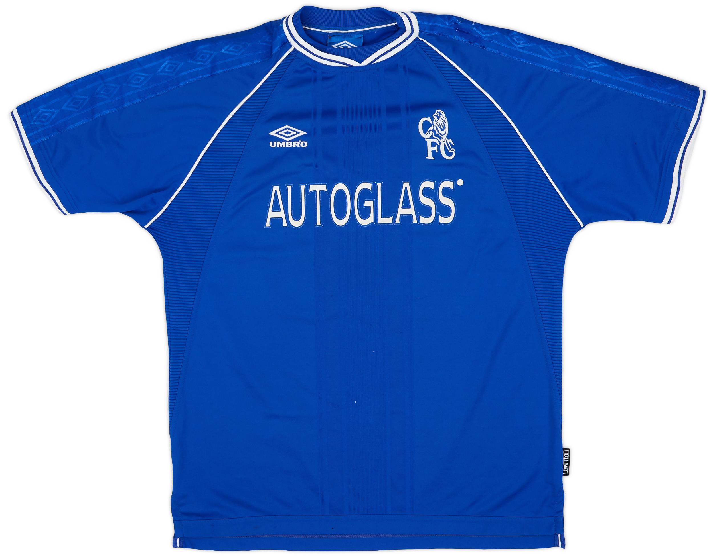 1999-01 Chelsea Home Shirt Zola #25 - 6/10 - (XL)