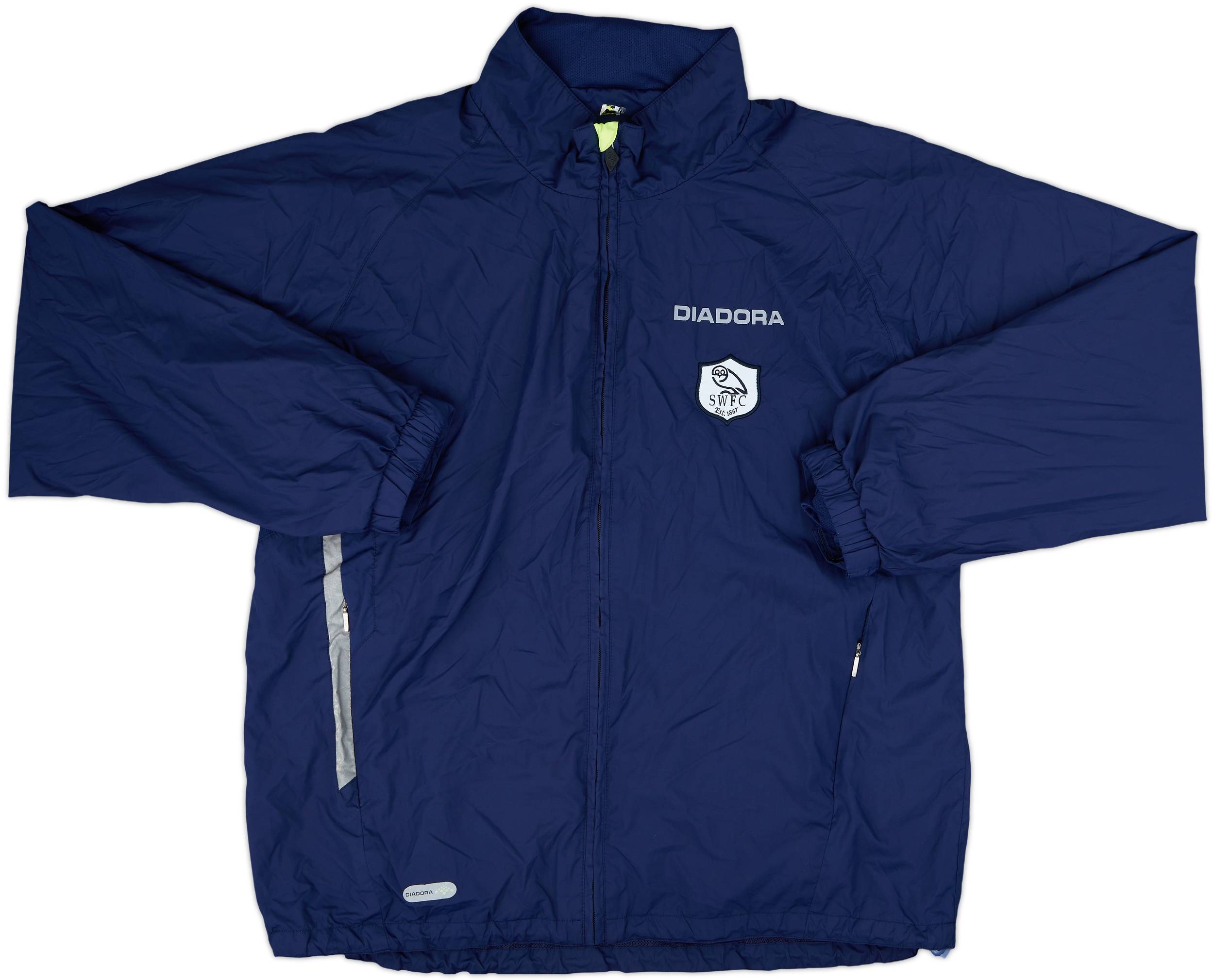 2004-05 Sheffield Wednesday Diadora Hooded Rain Jacket - 8/10 - (M)