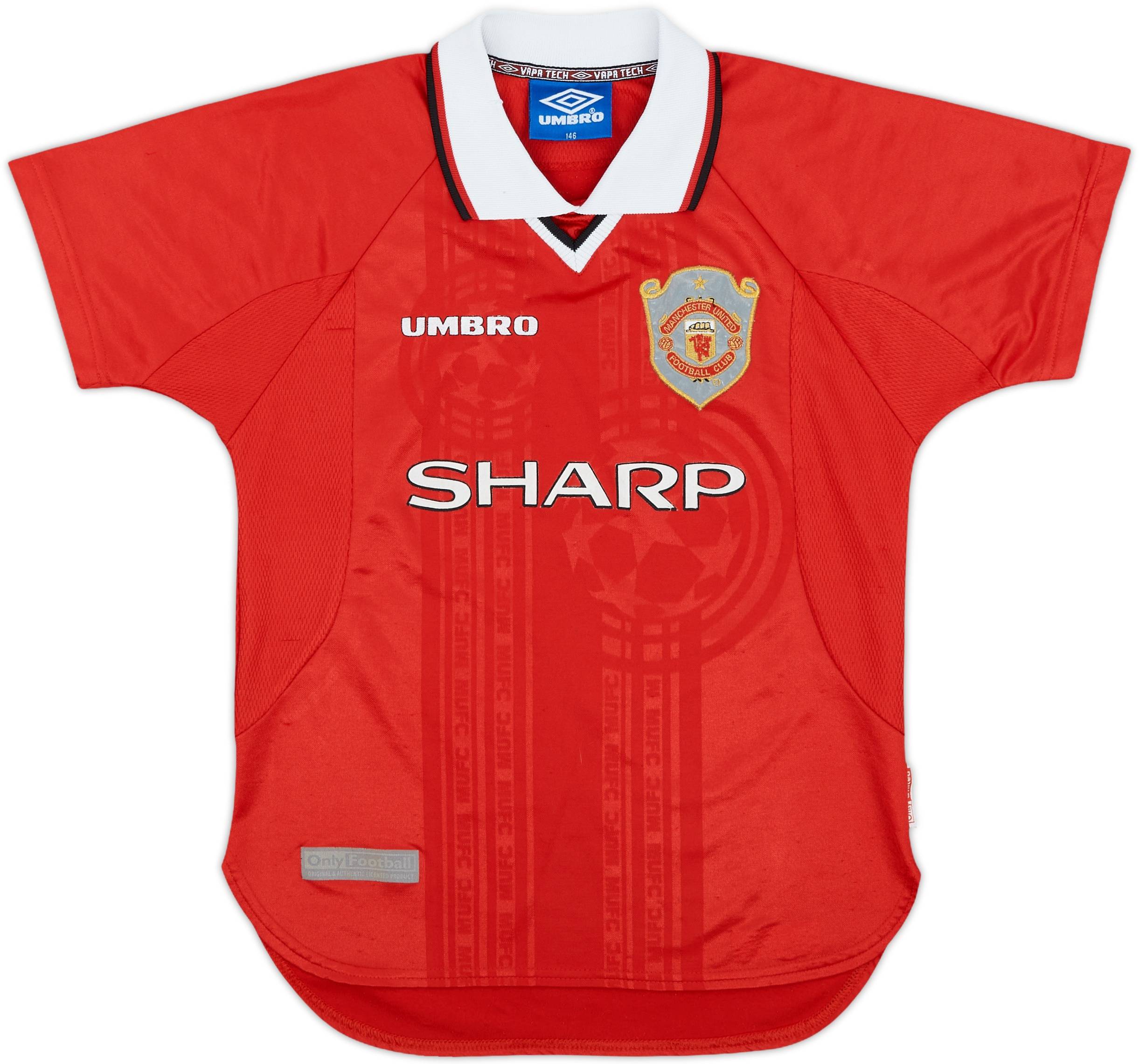 1997-00 Manchester United CL Shirt - 6/10 - (M.Boys)