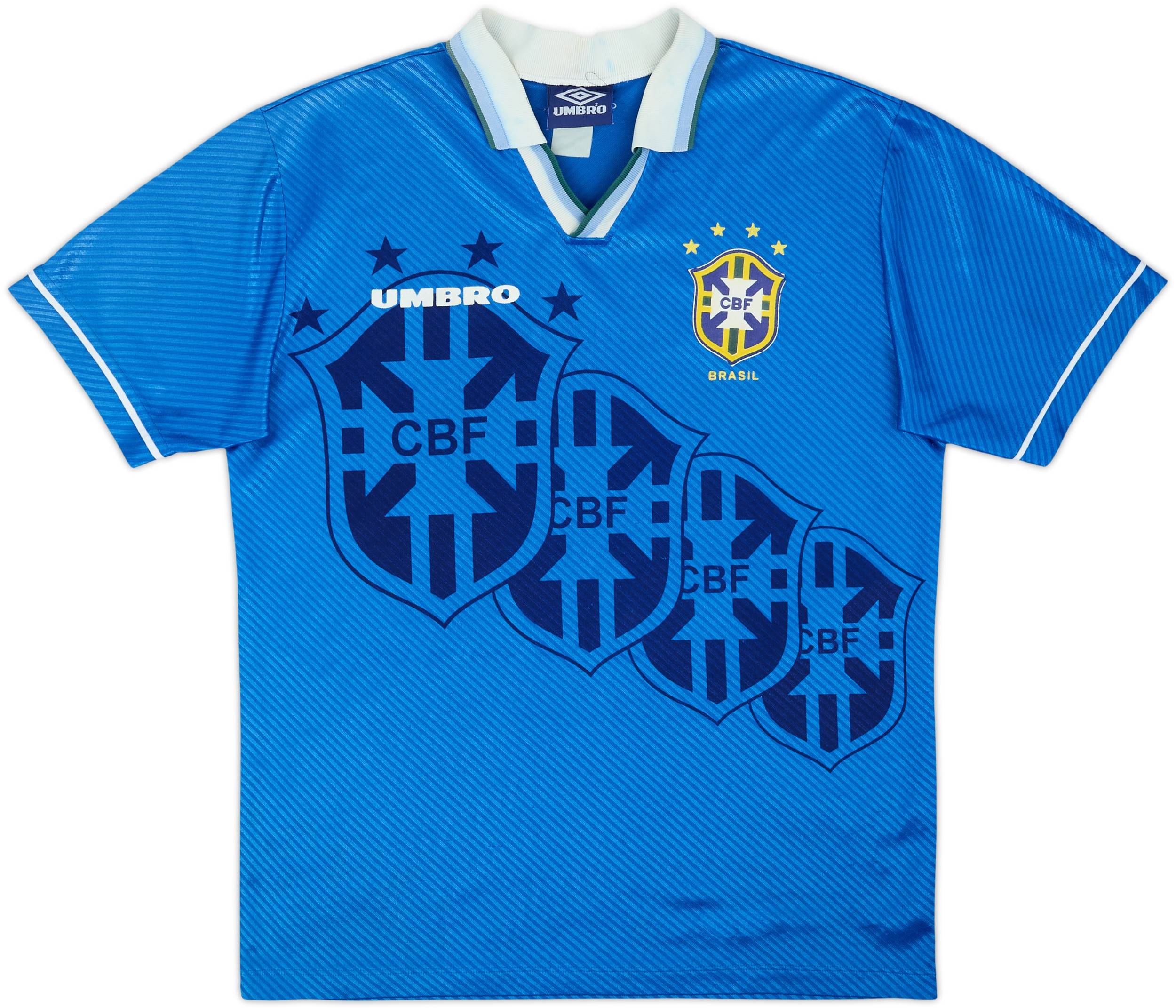 1994-97 Brazil Away Shirt - 8/10 - (L)