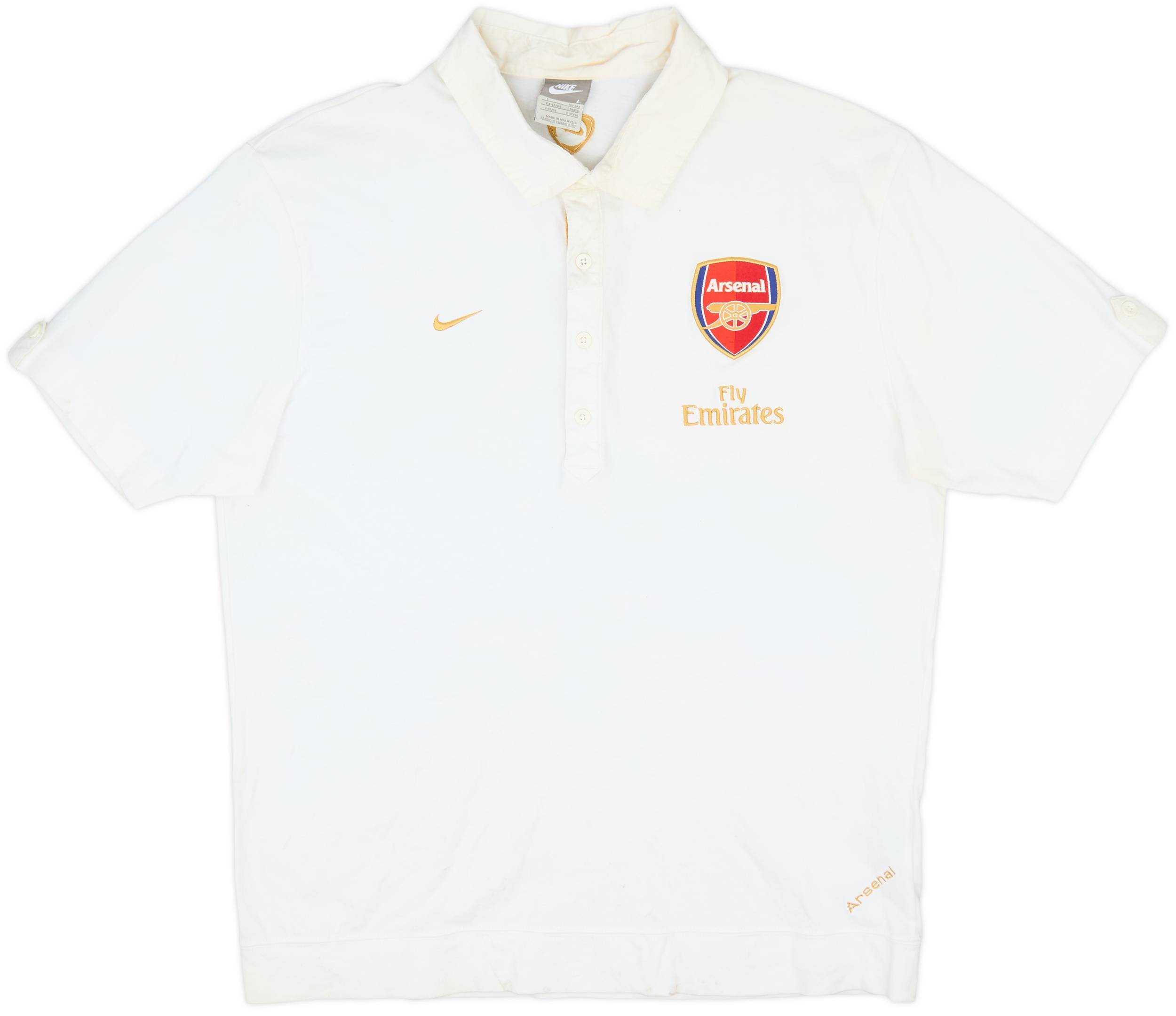 2007-08 Arsenal Nike Polo Shirt - 6/10 - (L)