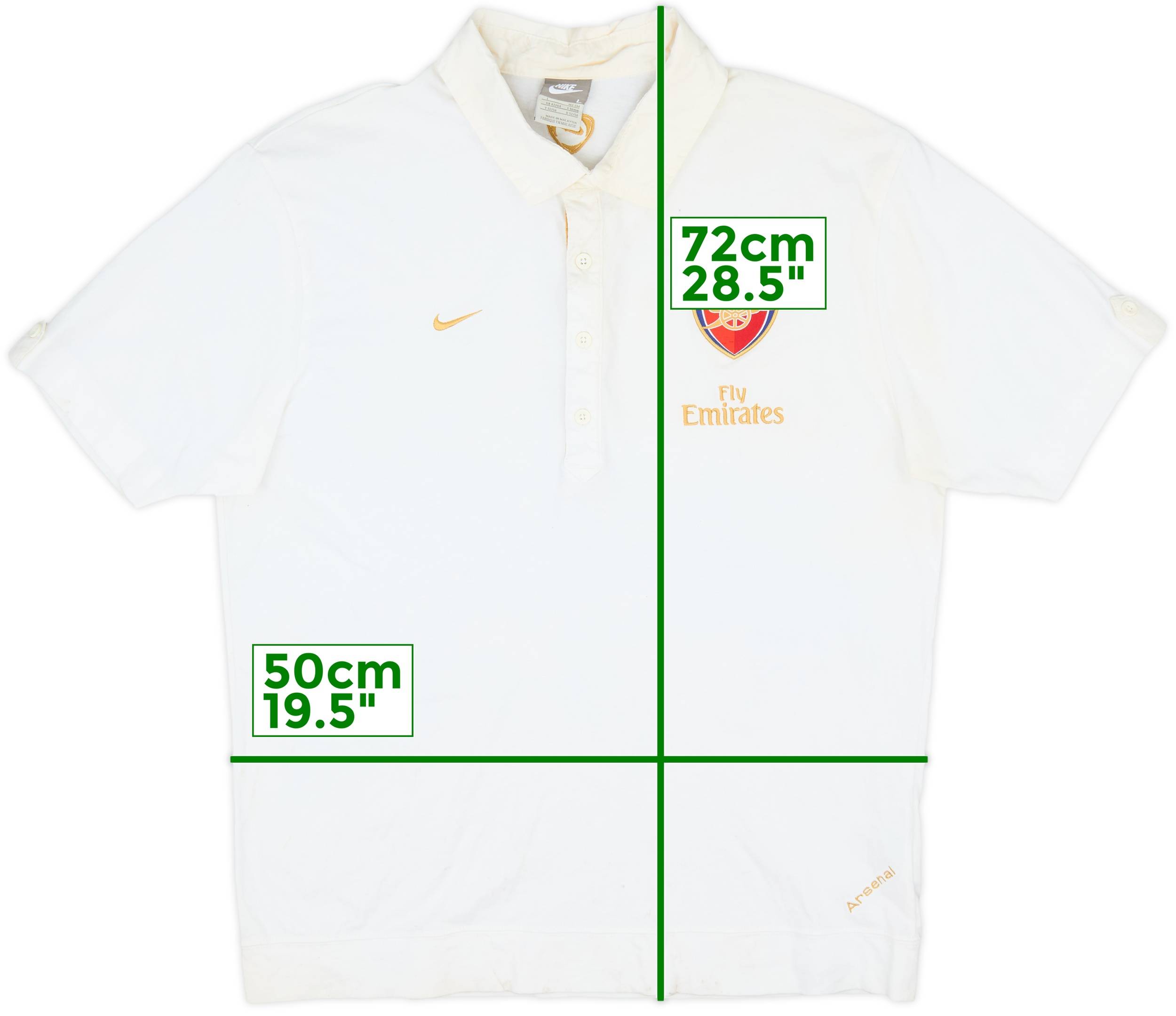 アーセナル 07/08 ホワイトシャツ Nike Arsenal 2007-08 Away Shirt