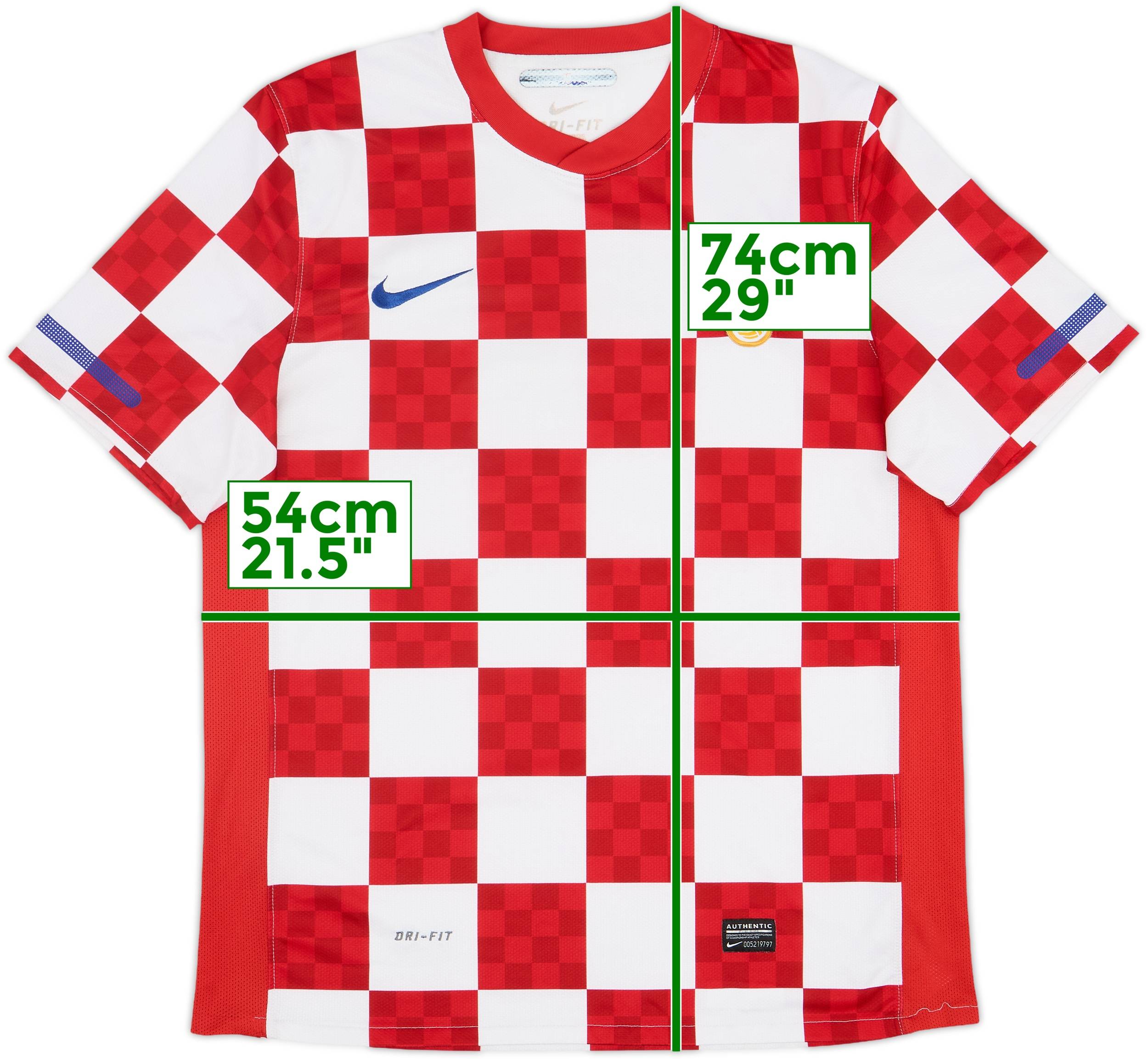 2010-12 Croatia Home Shirt - 8/10 - (L)