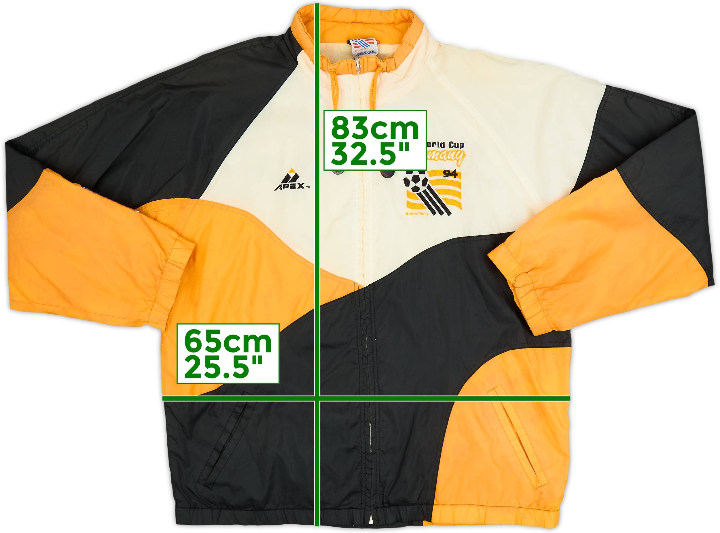 1994 Germany World Cup Apex Track Jacket - 6/10 - (L)