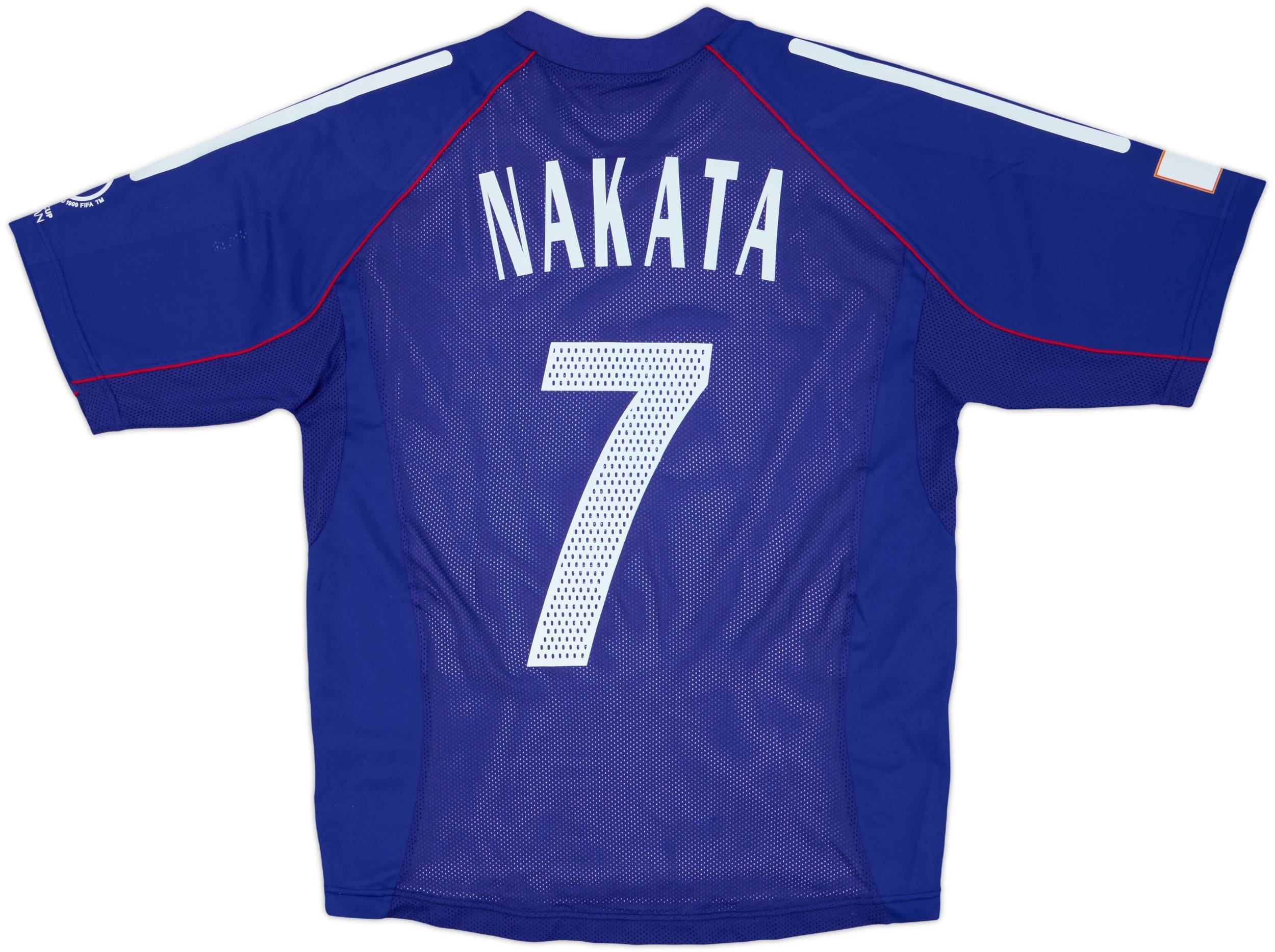 2002-04 Japan Player Issue Home Shirt Nakata #7 - 8/10 - (M)