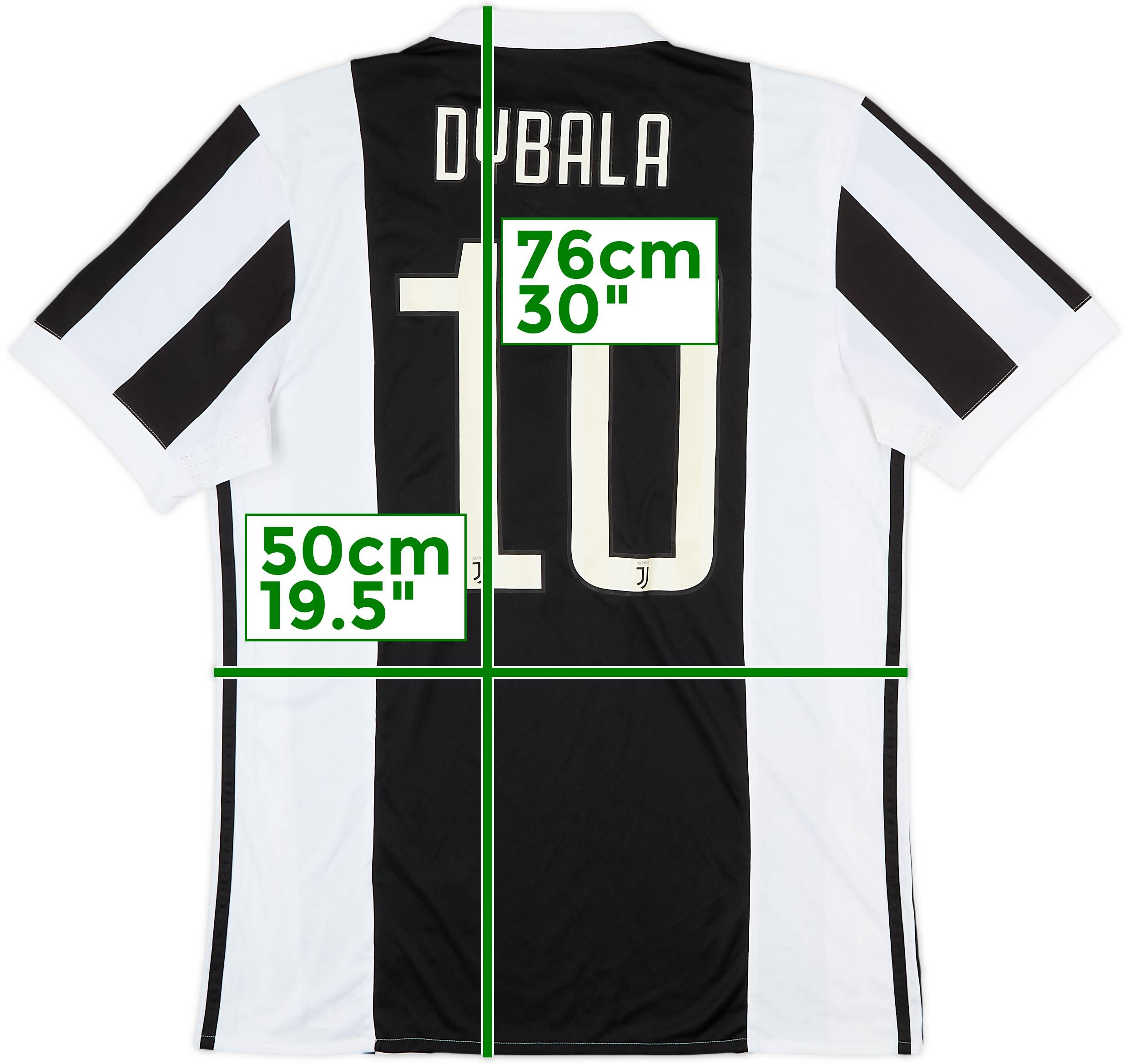 2017-18 Juventus Home Shirt Dybala #10 - 9/10 - (M)