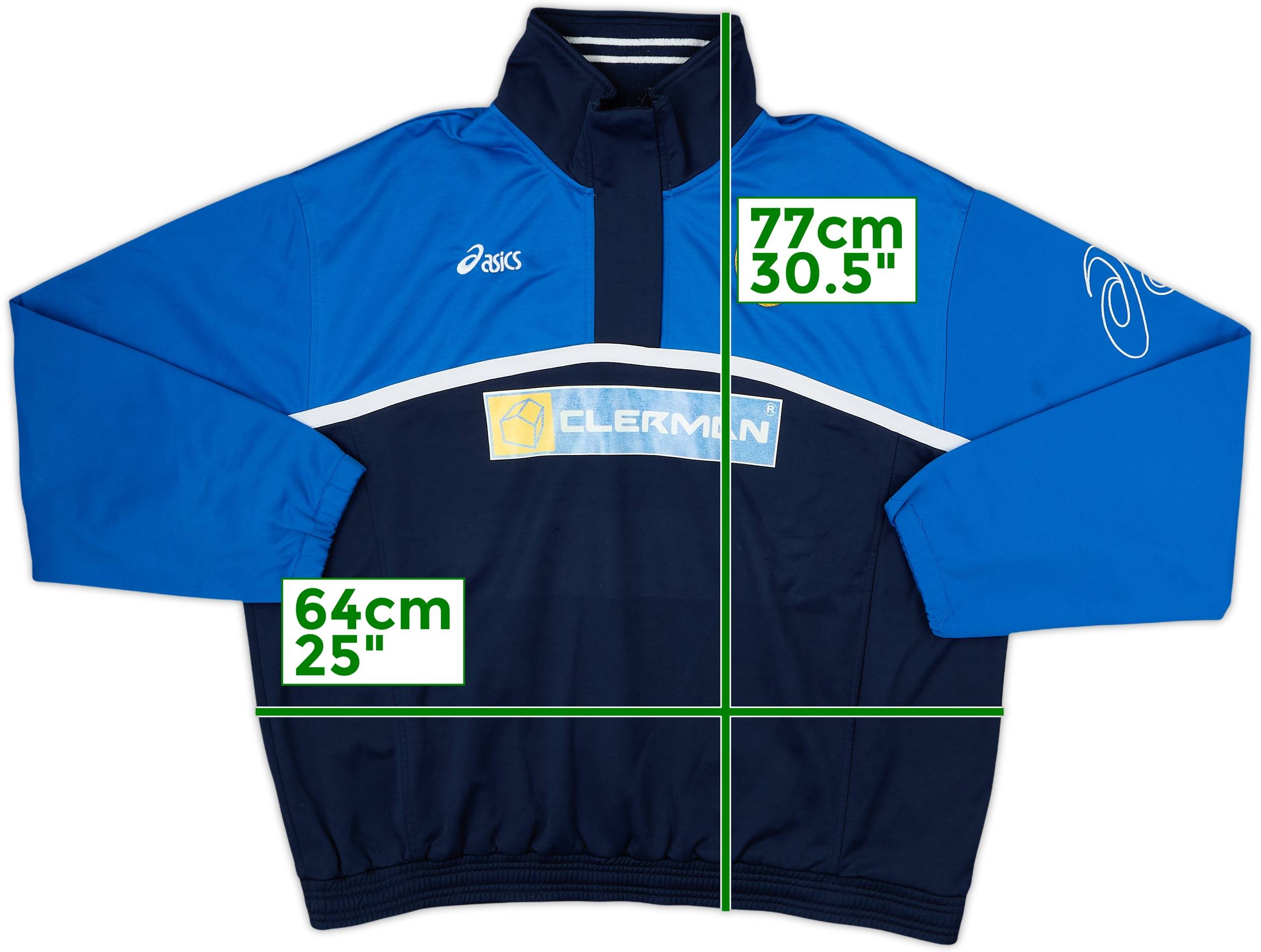 2006-07 Hellas Verona Asics 1/4 Zip Drill Top - 6/10 - (XL)