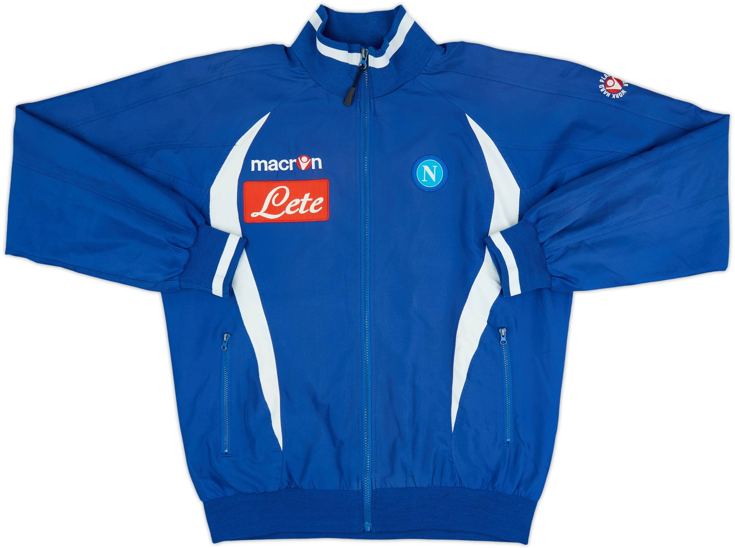 2009-10 Napoli Macron Track Jacket - 7/10 - (M)