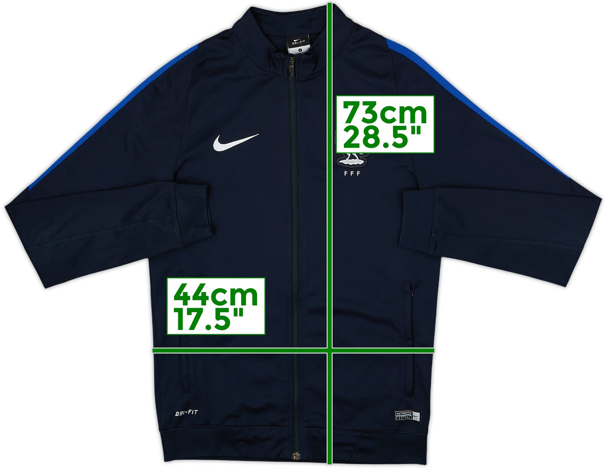 2016-17 France Nike Track Jacket - 8/10 - (S)