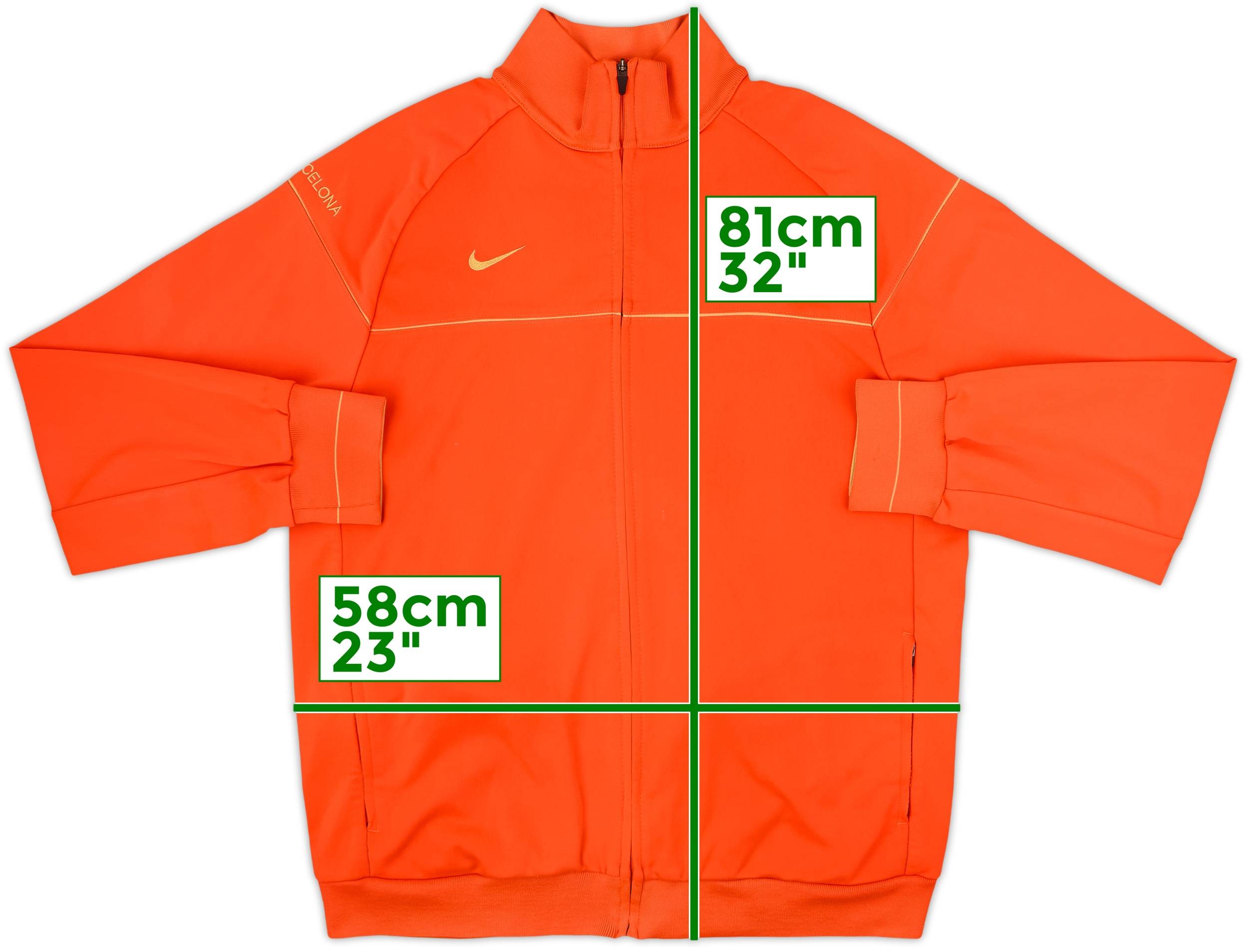 2008-09 Barcelona Nike Track Jacket - 8/10 - (XL)