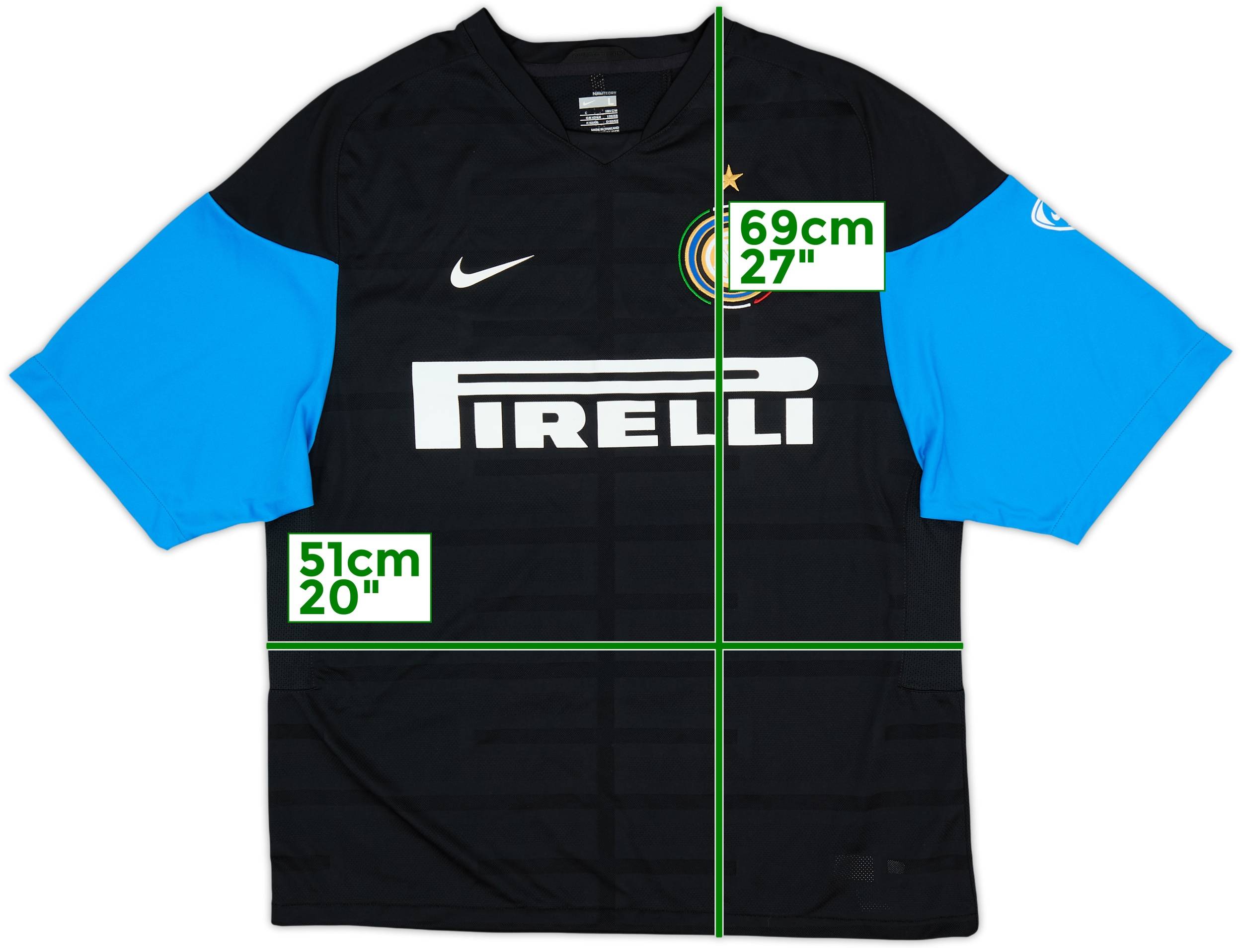 2009-10 Inter Milan Nike Training Shirt - 8/10 - (L)