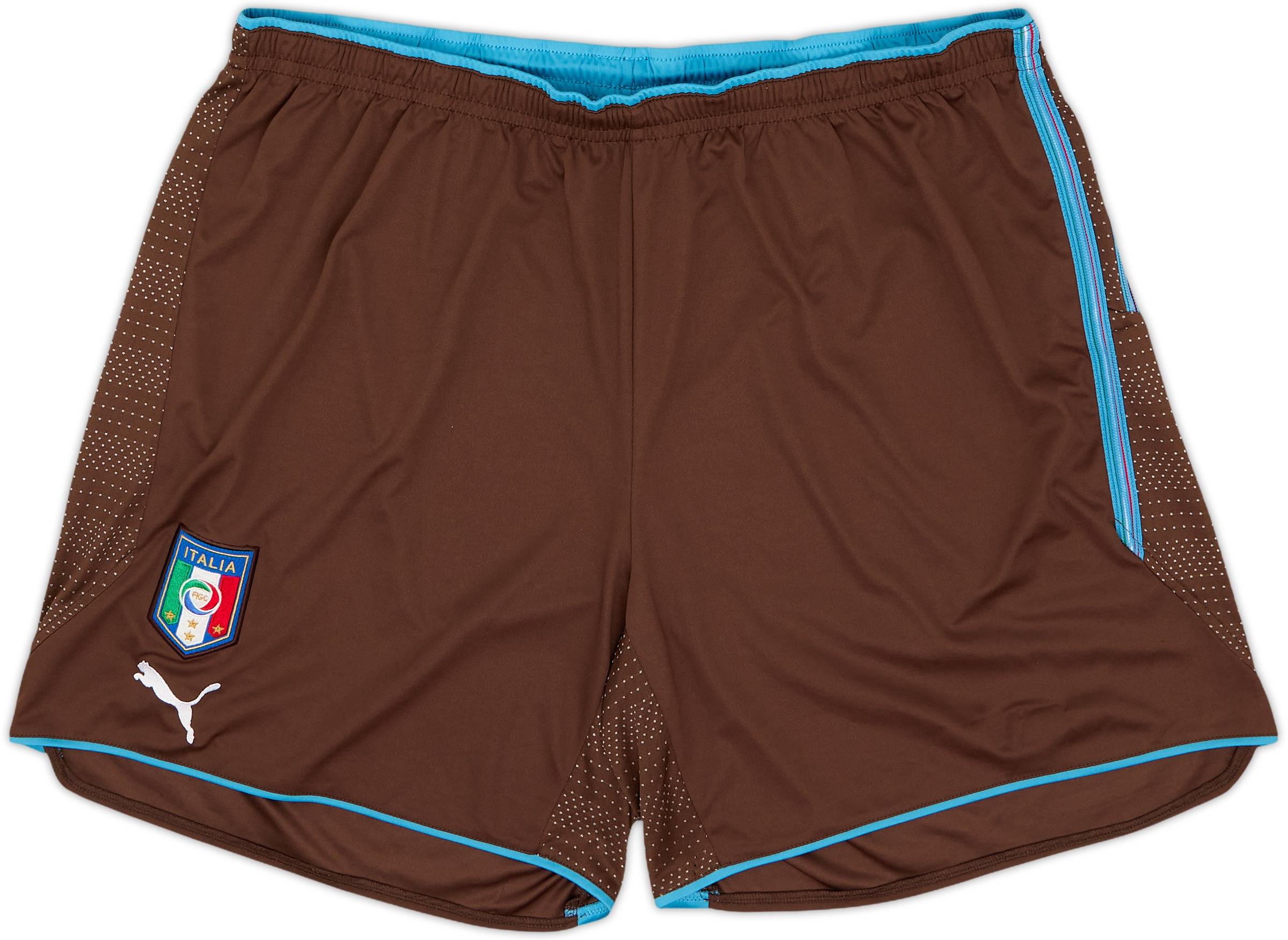 PUMA イタリア代表2009コンフェデ杯GKユニフォームGK サイズXXL 2009-10 Italy GK Shorts - 8/10 - (XXL)