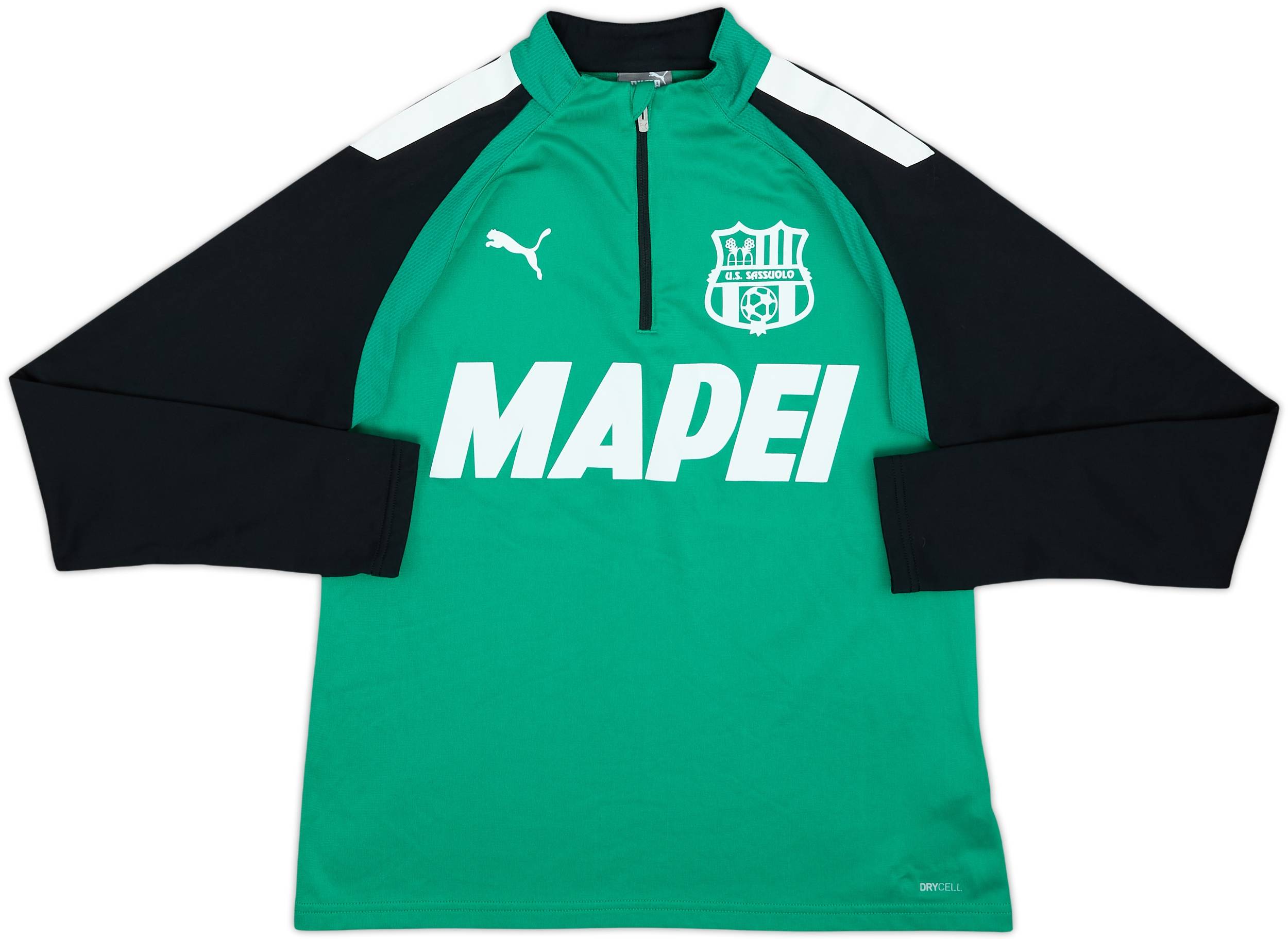 2021-22 Sassuolo Puma 1/4 Zip Drill Top - 7/10 - (S)