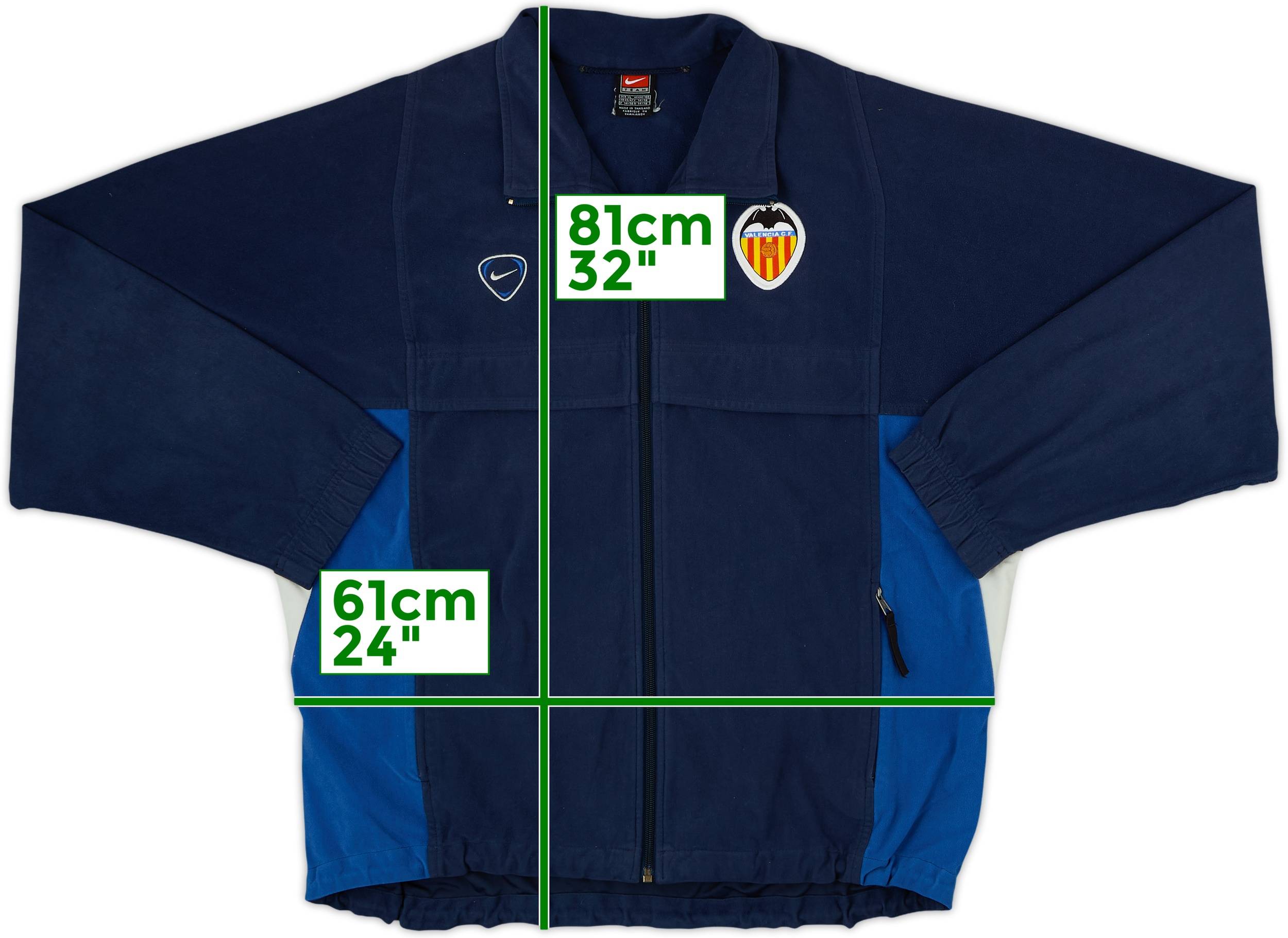 2000-01 Valencia Nike Track Jacket - 5/10 - (XL)