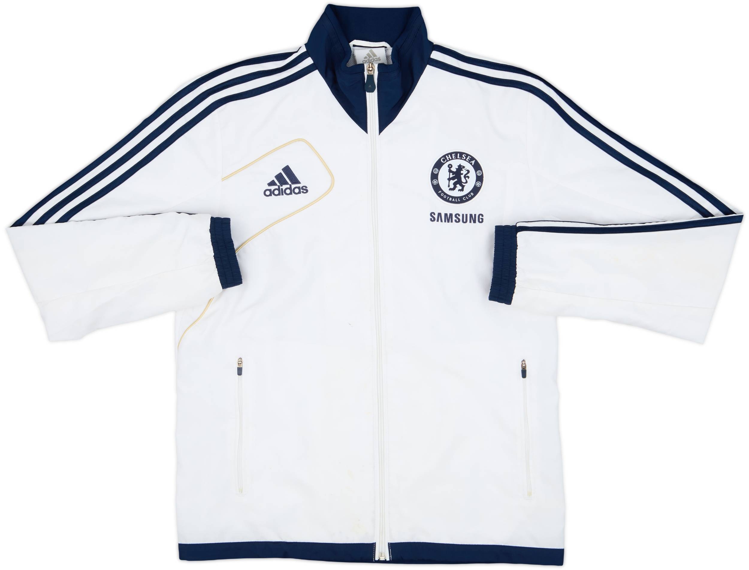 【Chelsea】  12-13 track jacket 2012-13 Chelsea adidas Track Jacket - 5/10 - (XL.Boys)