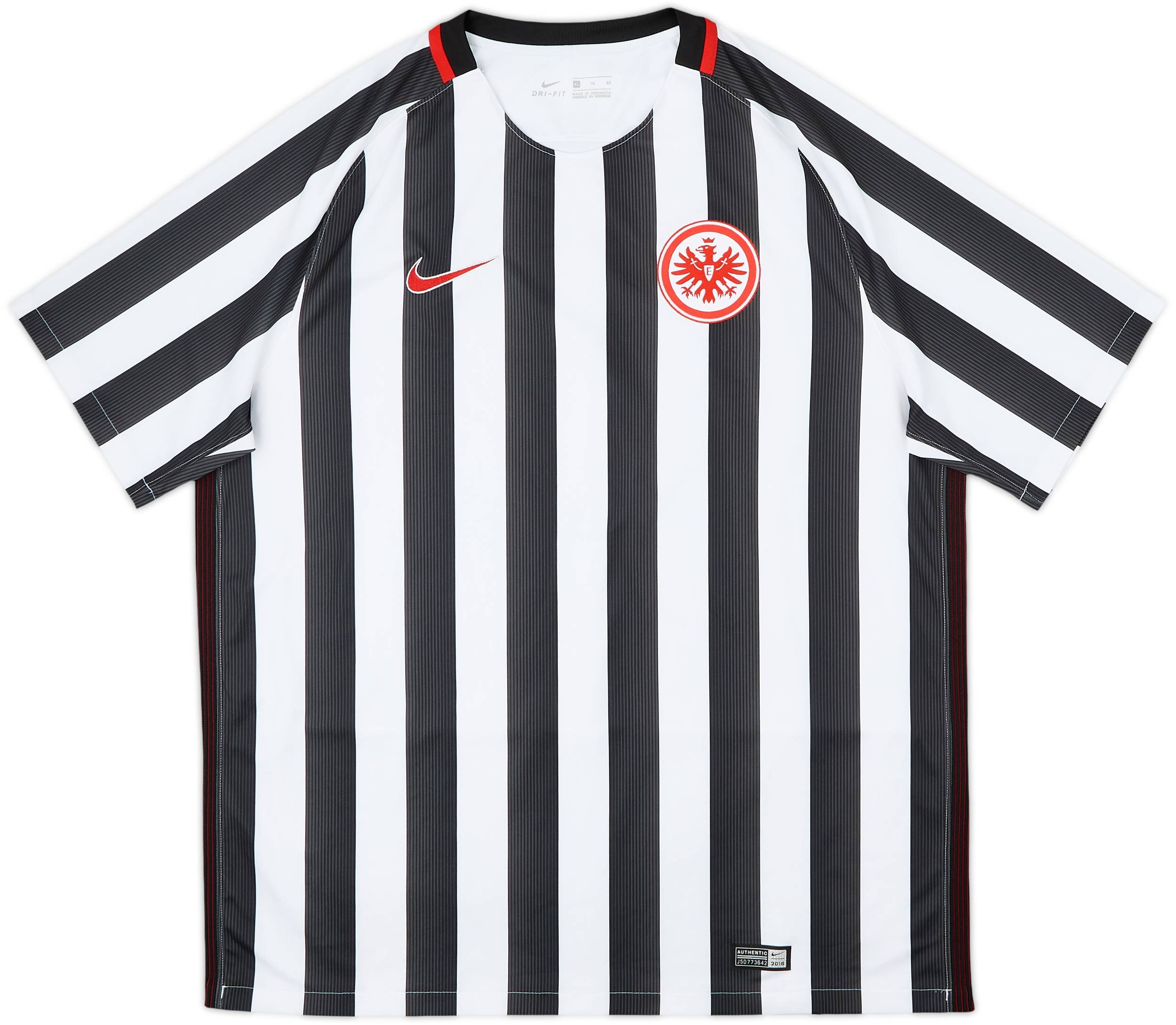 2016-17 Eintracht Frankfurt Home Shirt - 10/10 - (XL)