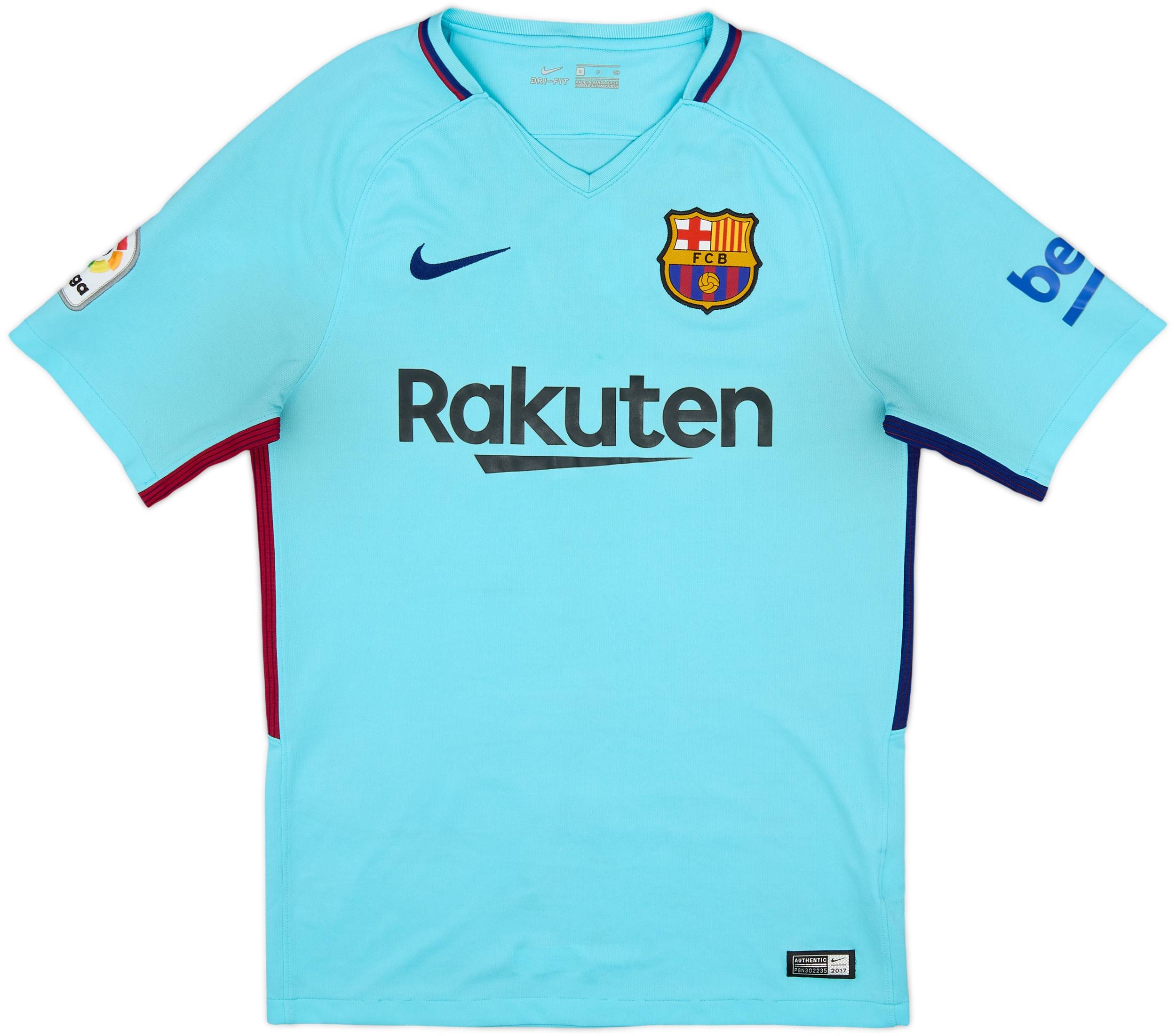 ウェア 2017-18 Barcelona Away Shirt 2017-18 Barcelona Away Shirt - 5/10 - (S)