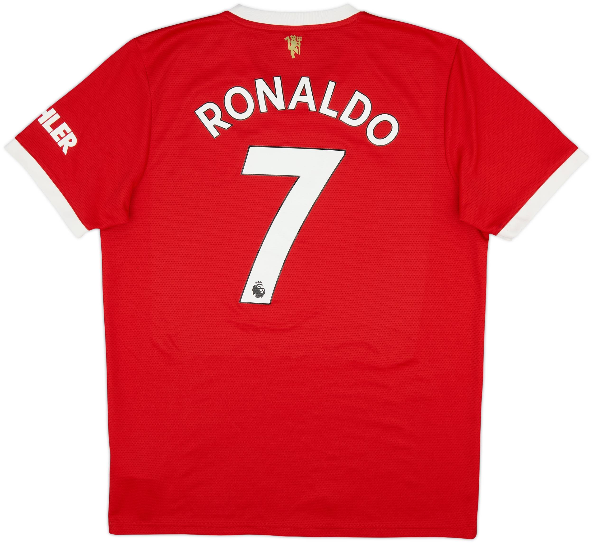 2021-22 Manchester United Home Shirt Ronaldo #7 - 8/10 - (L)