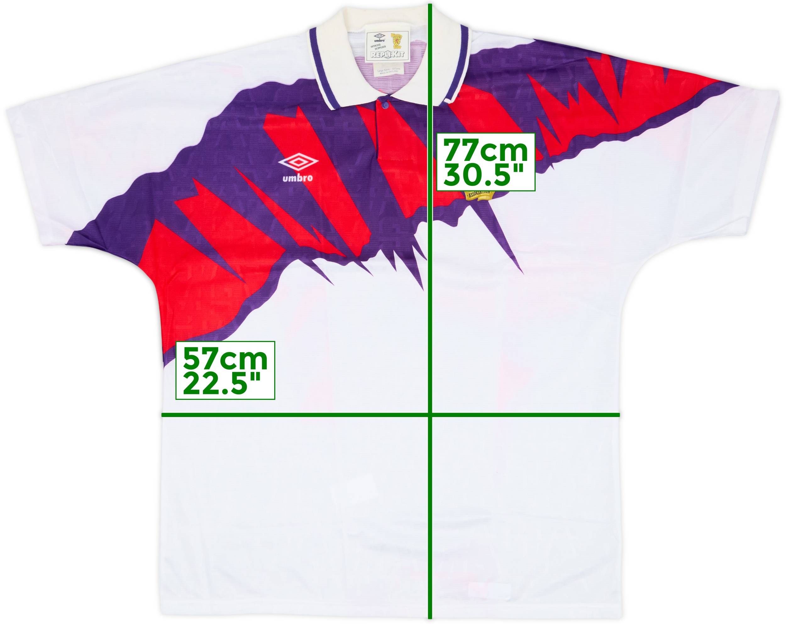 1991-93 Scotland Away Shirt - 5/10 - (L)