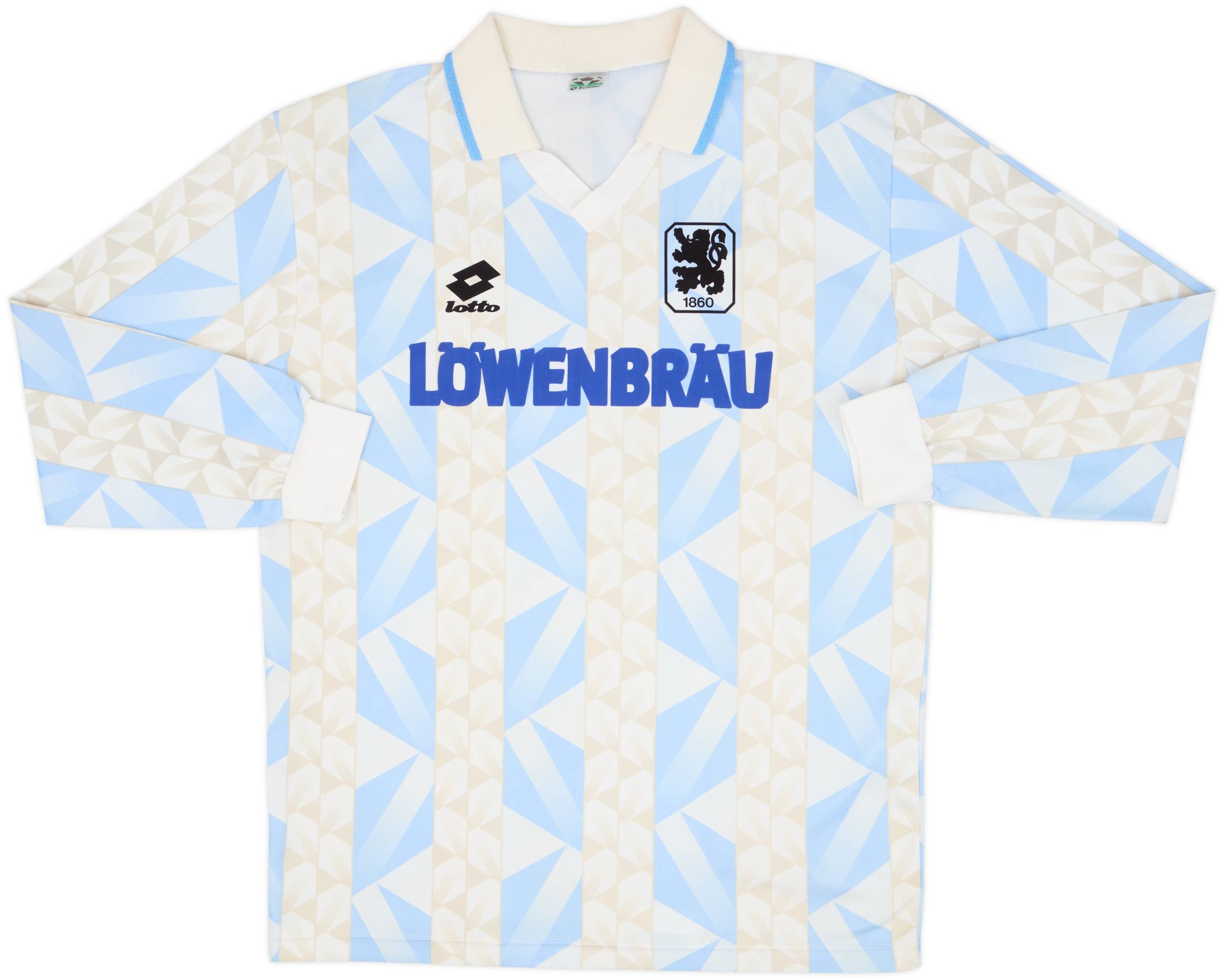 1993-94 1860 Munich Home L/S Shirt - 8/10 - (L)