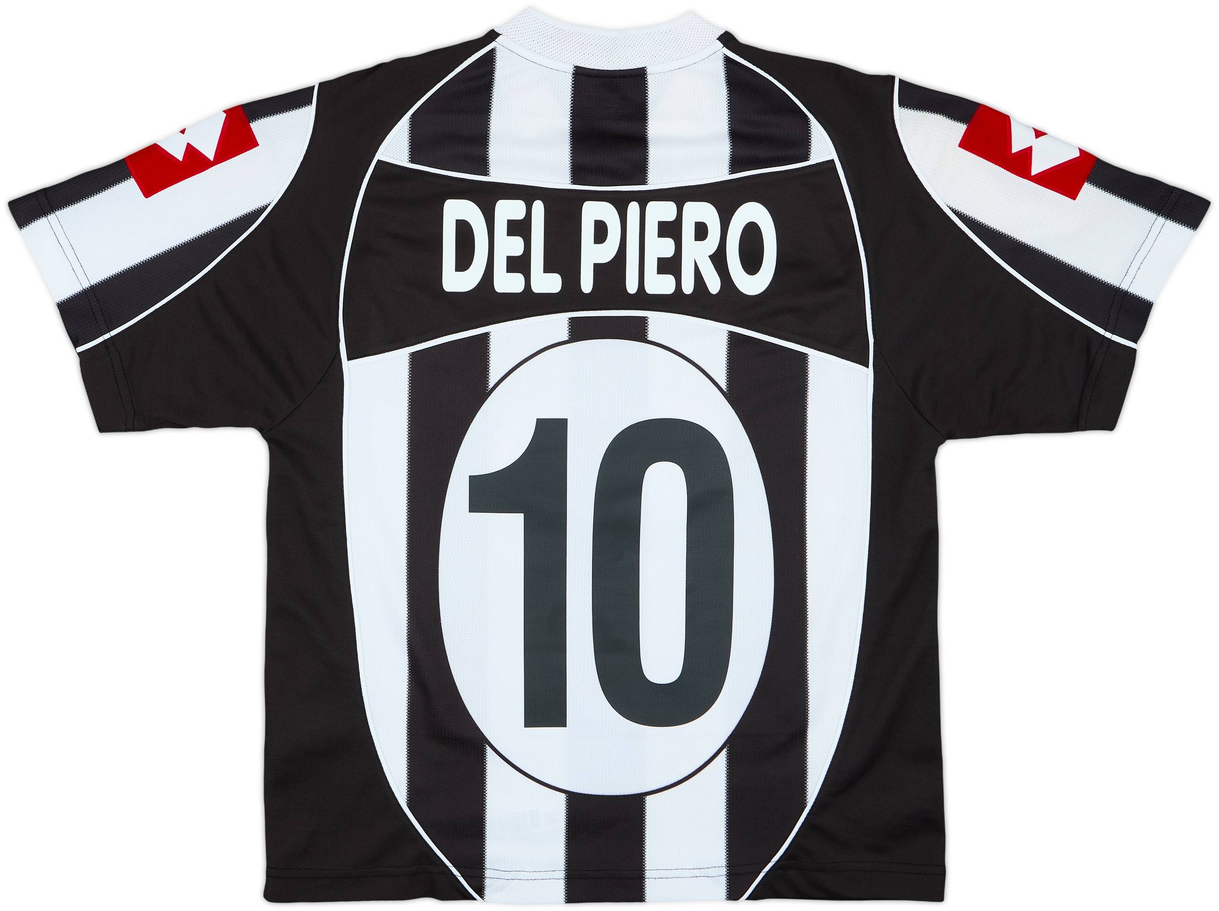 2002-03 Juventus European Home Shirt Del Piero #10 - 8/10 - (S)
