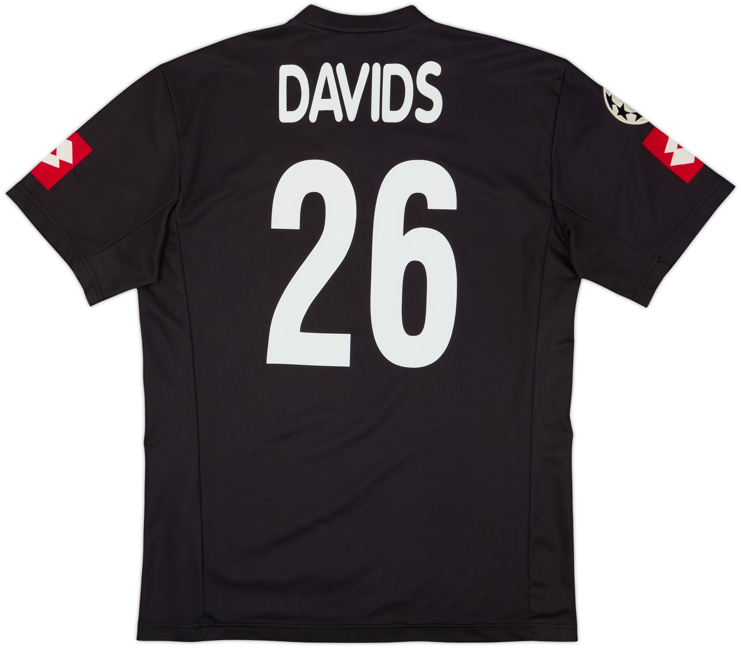 2001-02 Juventus CL Away Shirt Davids #26 - 7/10 - (L)