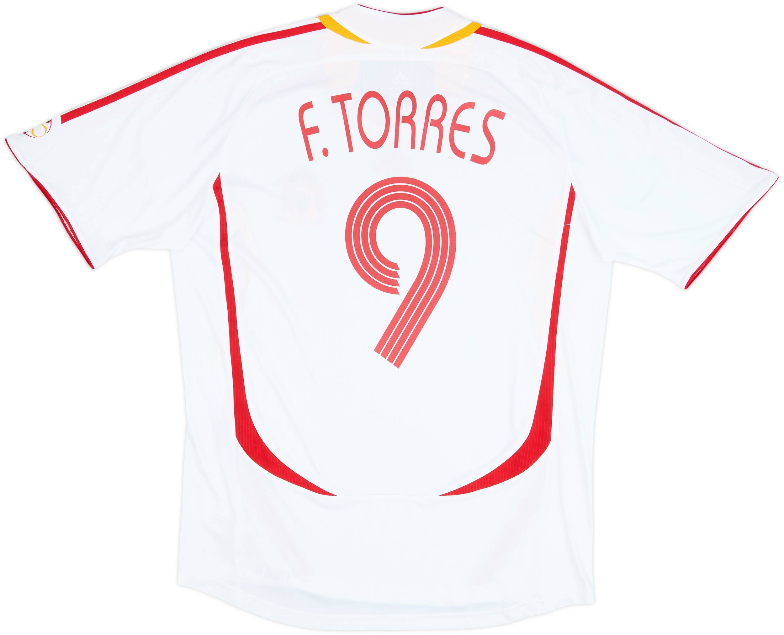 2006-08 Spain Away Shirt F.Torres #9 - 9/10 - (L)