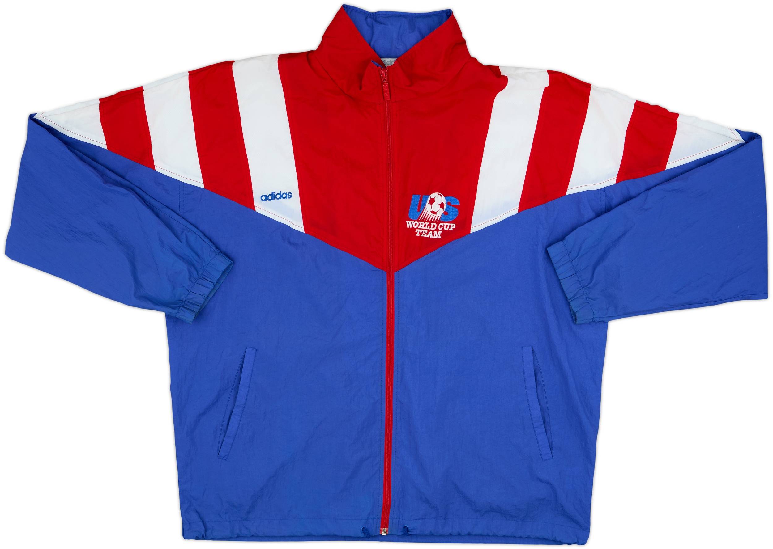 1994 USA Youth Soccer Team adidas Track Jacket - 7/10 - (L/XL)