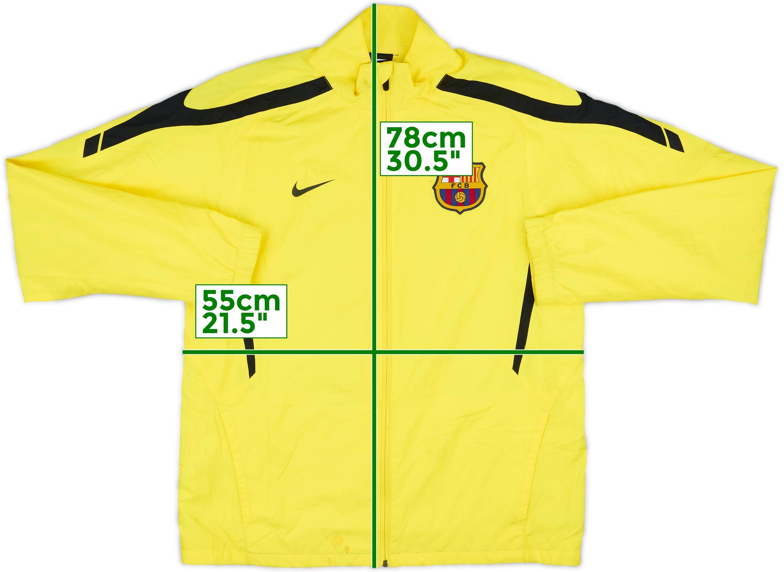 2010-11 Barcelona Nike Track Jacket - 7/10 - (M)