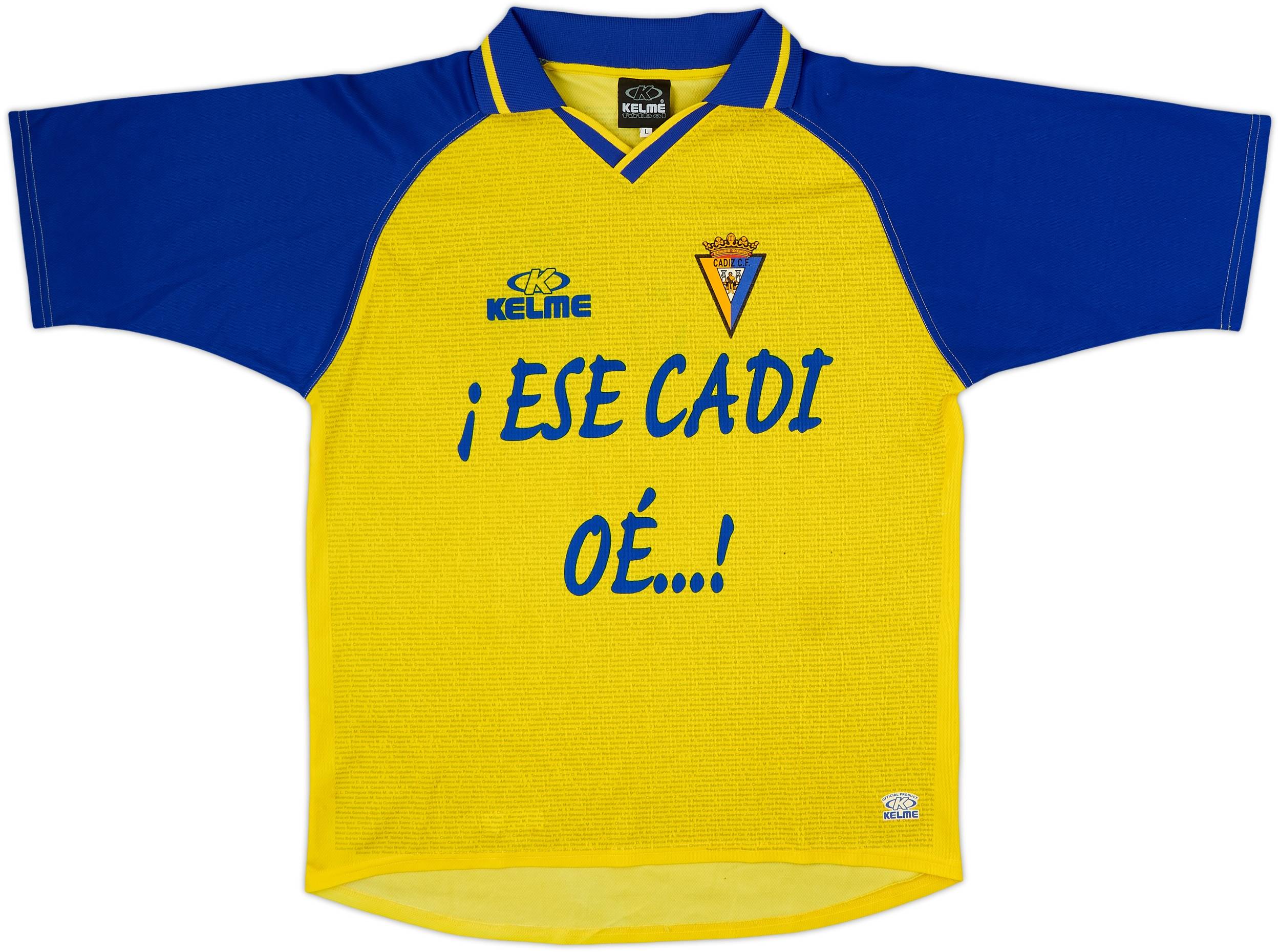 2002-03 Cadiz Limited Edition Shirt - 9/10 - (L)