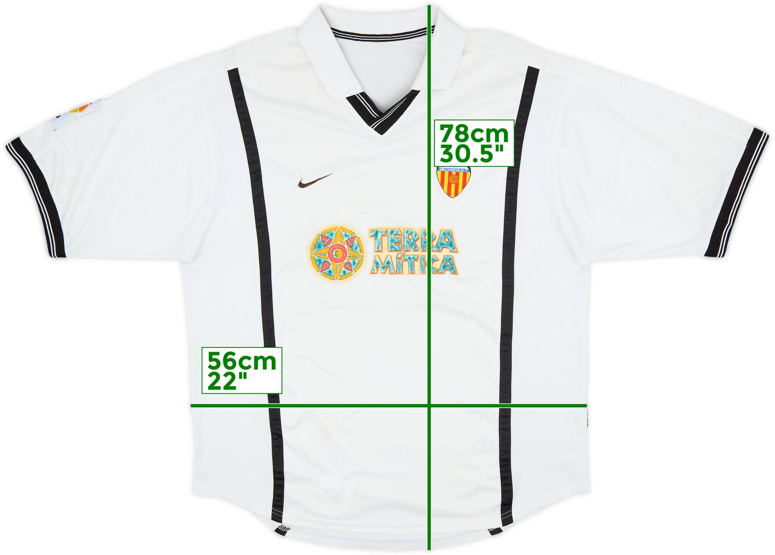 2000-01 Valencia Home Shirt - 5/10 - (XXL)