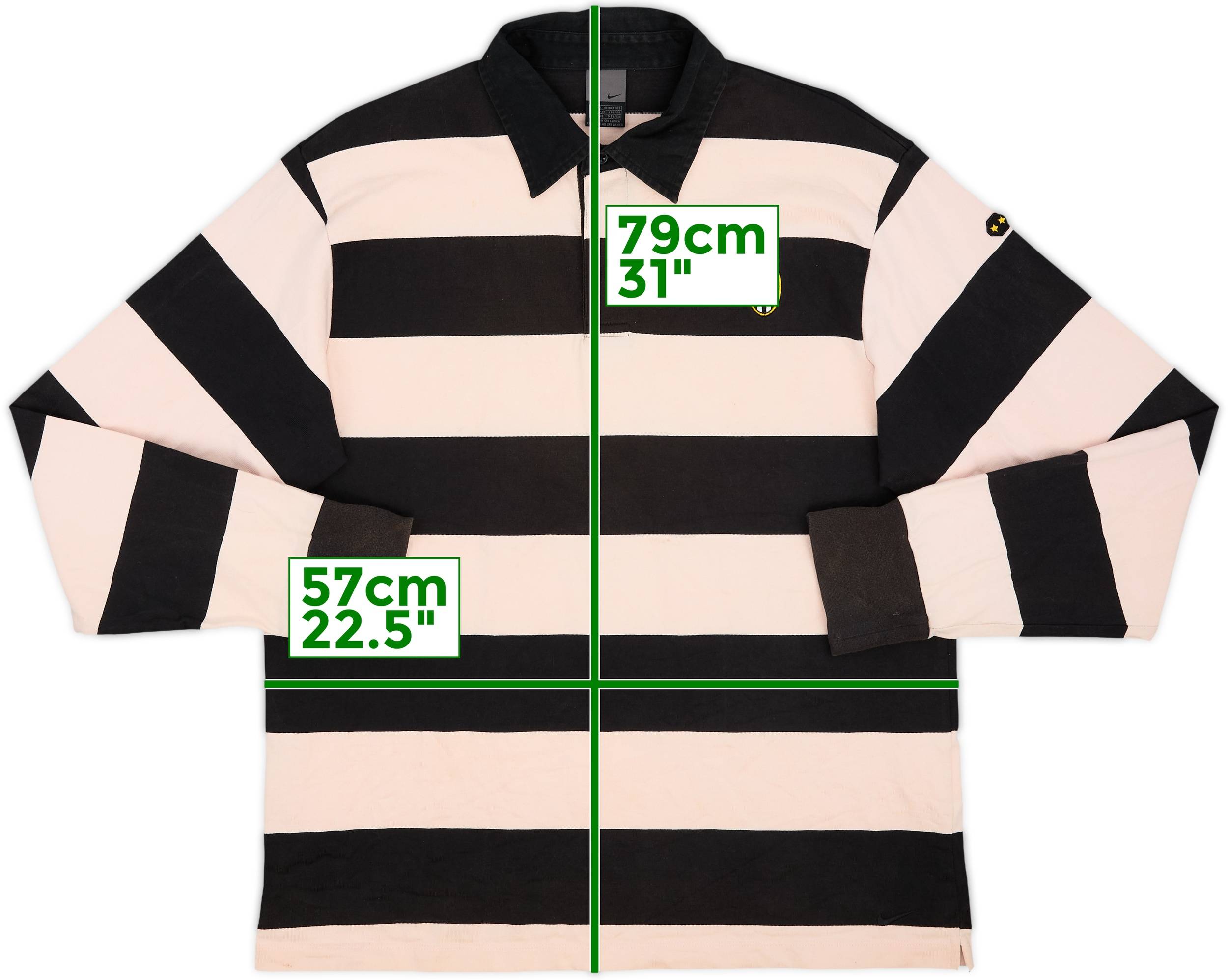 Nike Juventus 長袖シャツ L 2003-04 Juventus Nike Polo L/S Shirt - 6/10 - (XL)