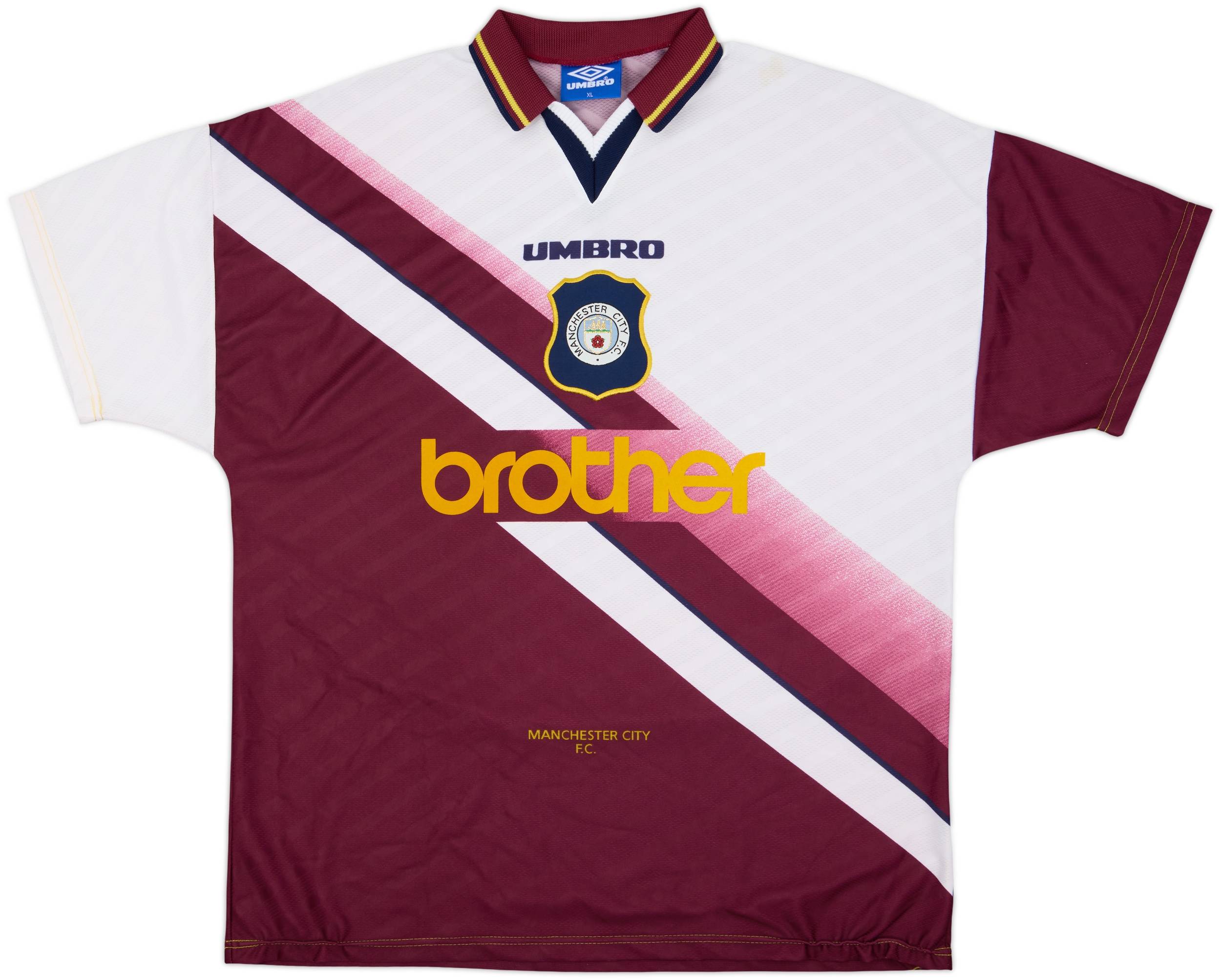 1996-97 Manchester City Away Shirt - 8/10 - (XL)