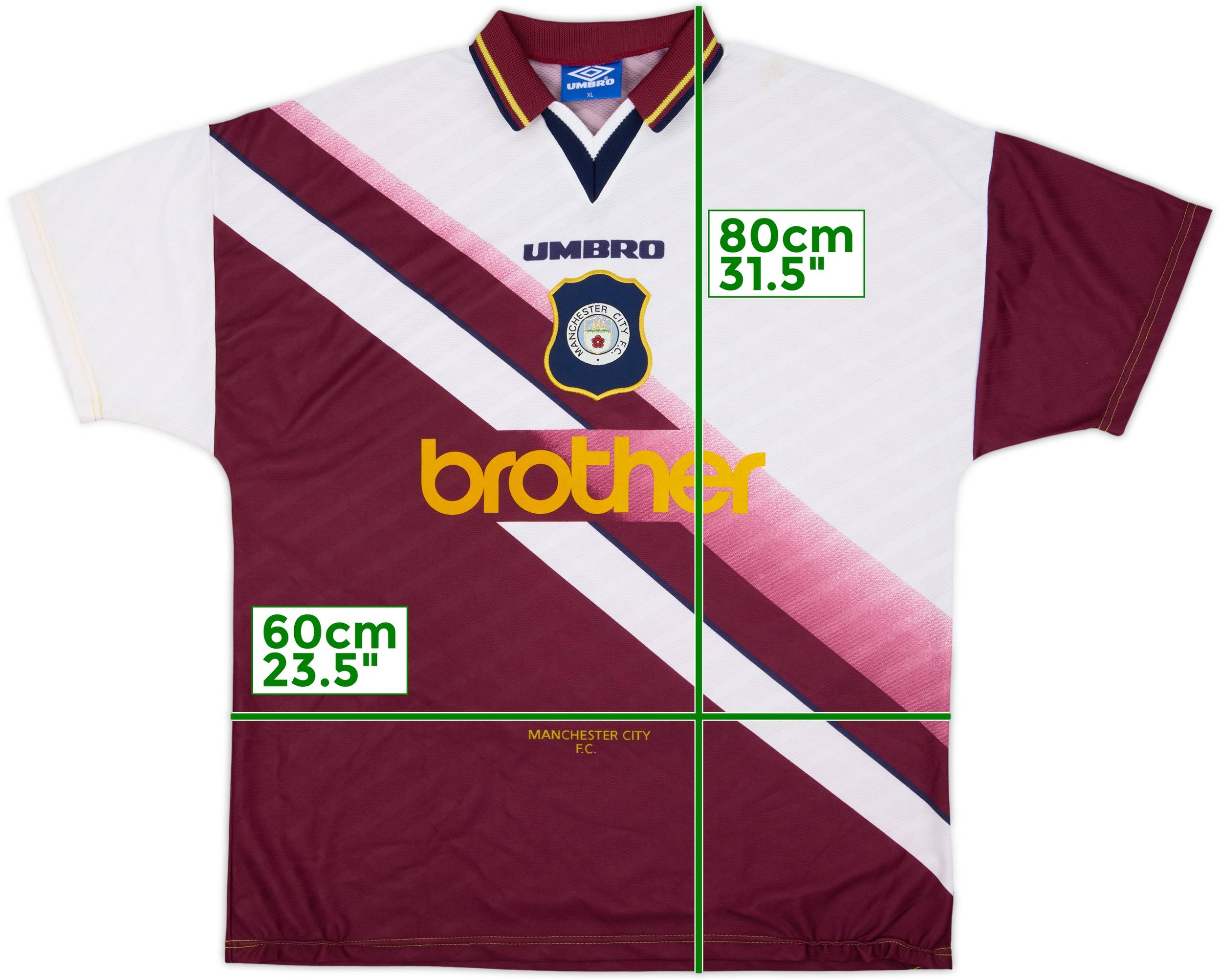 1996-97 Manchester City Away Shirt - 8/10 - (XL)