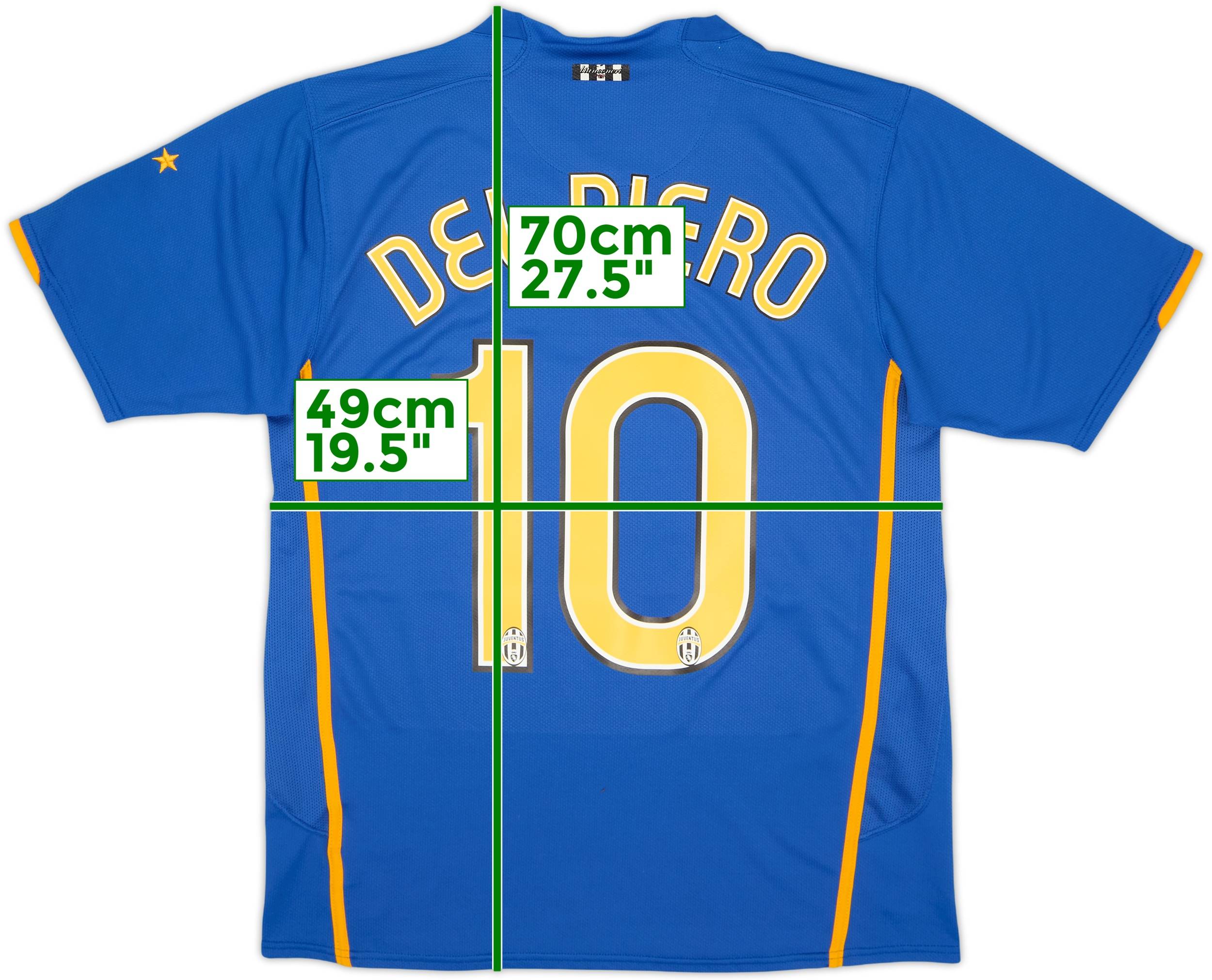 2007-08 Juventus Away Shirt Del Piero #10 - 6/10 - (M)