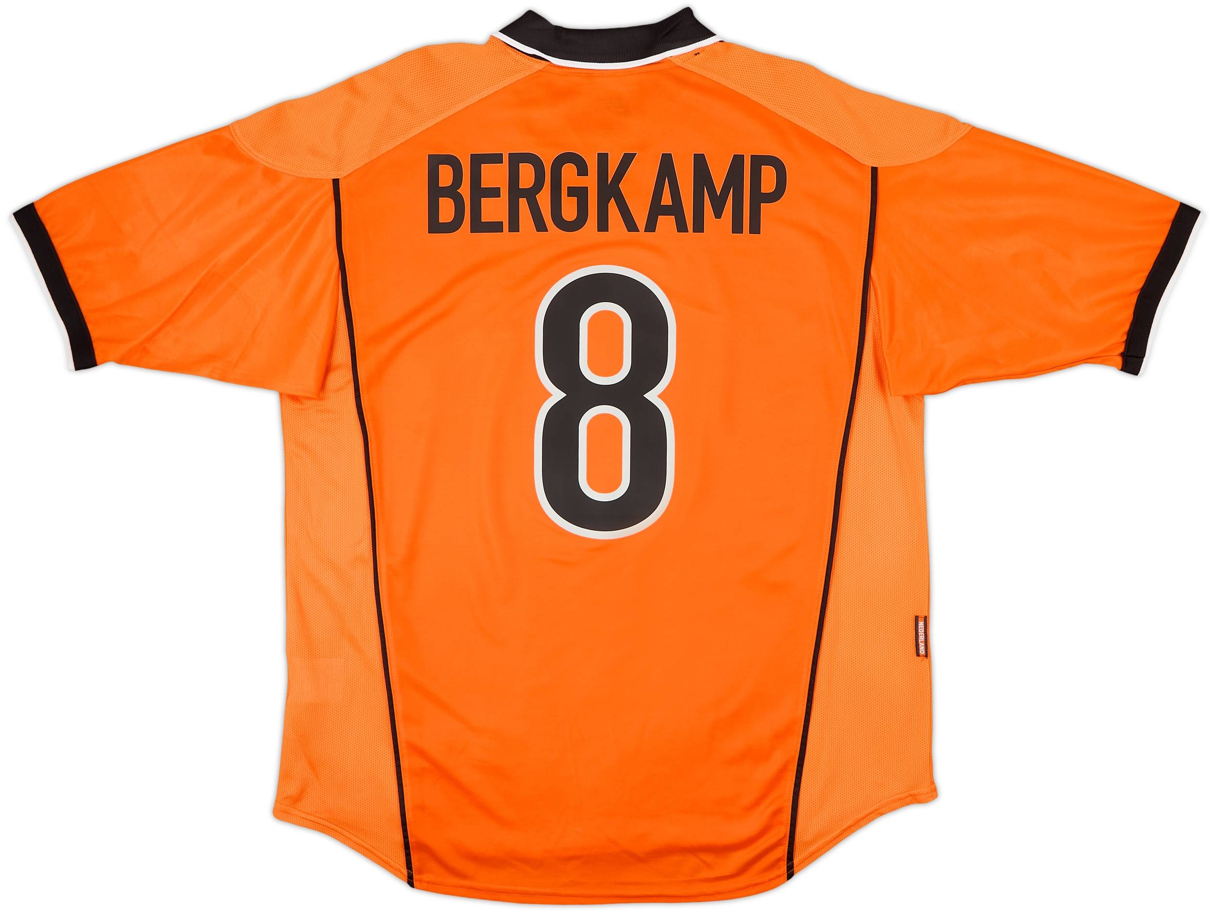 1998-00 Netherlands Home Shirt Bergkamp #8 - 6/10 - (XL)