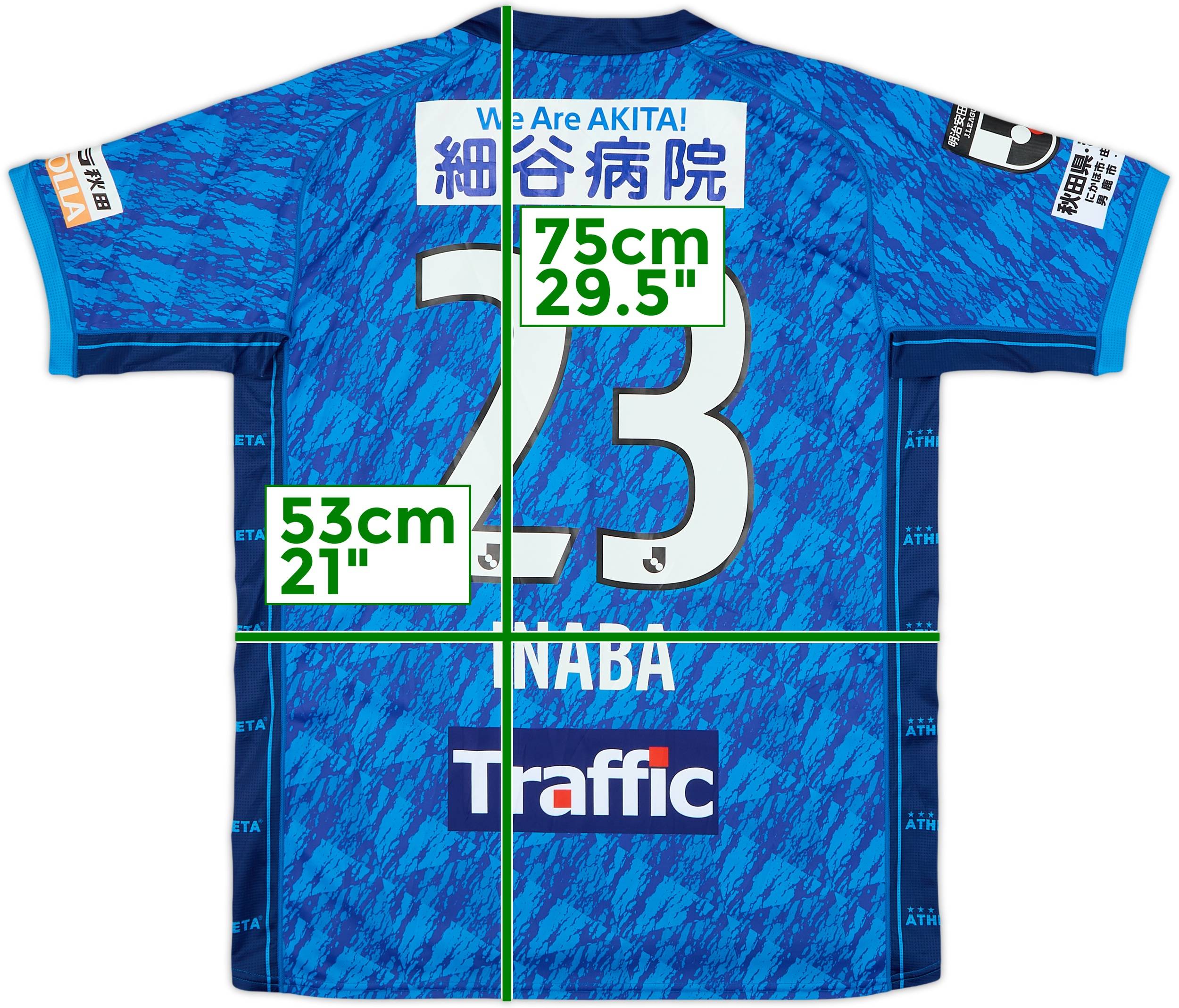 2022 Blaublitz Akita Home Shirt Inaba #23 - 10/10 - (L)