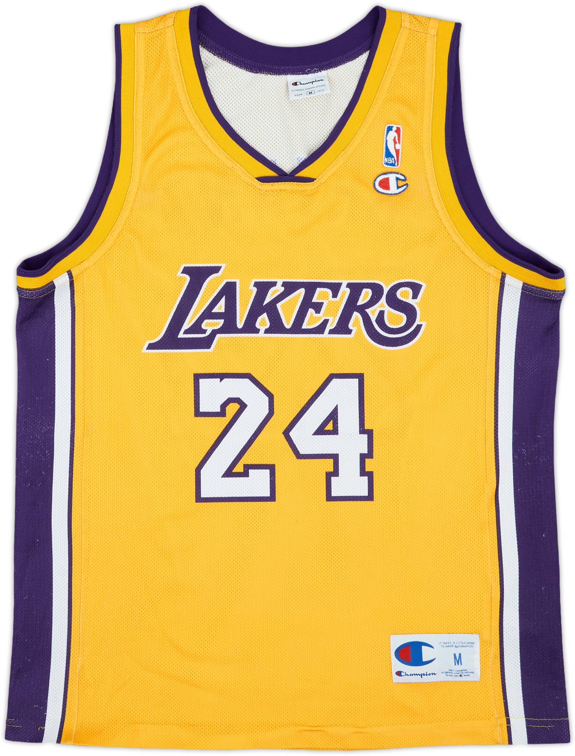 2006-10 LA Lakers Bryant #24 Champion Home Jersey - 5/10 - (M)