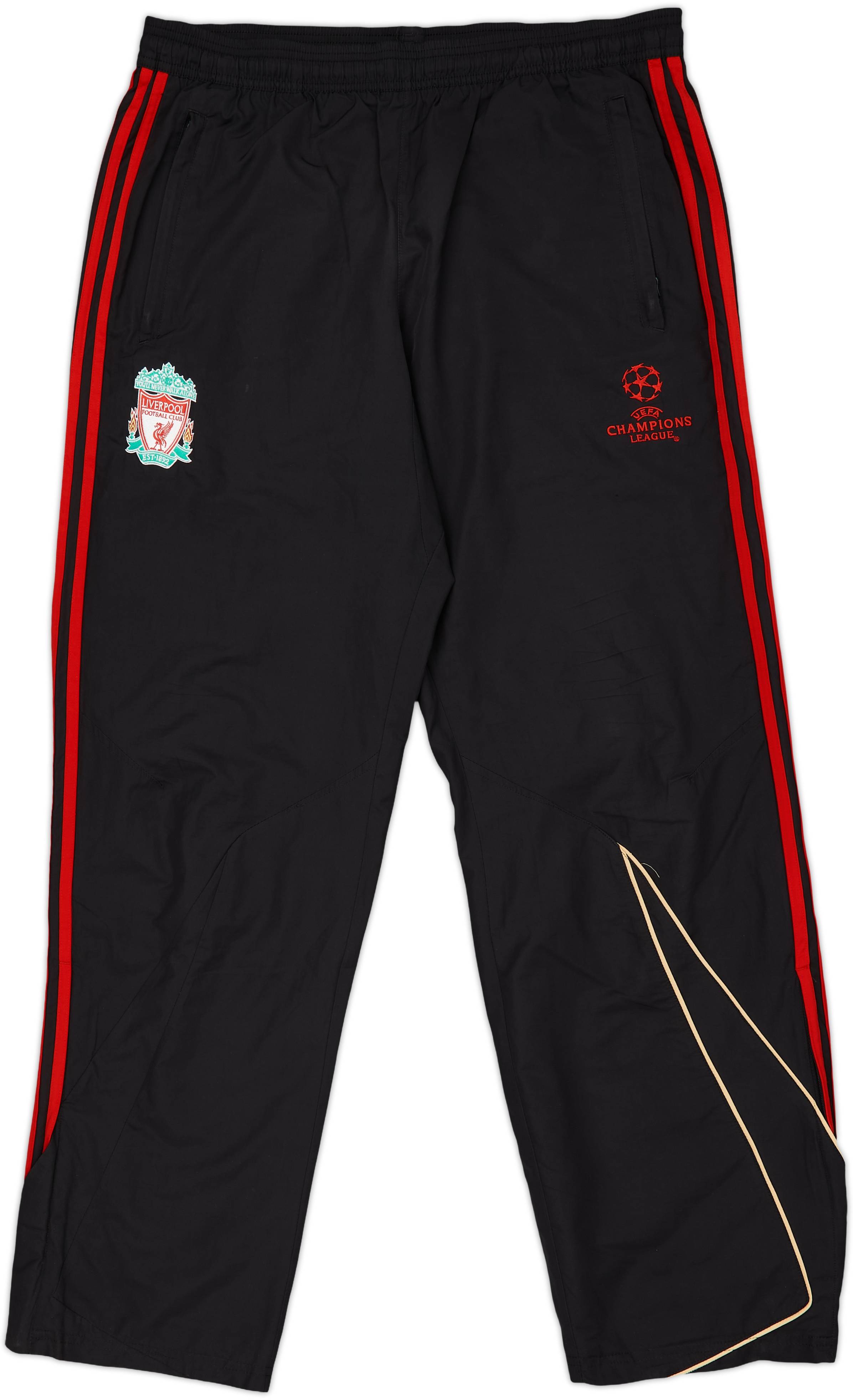 2009-10 Liverpool adidas CL Track Pants/Bottoms - 7/10 - (L/XL)